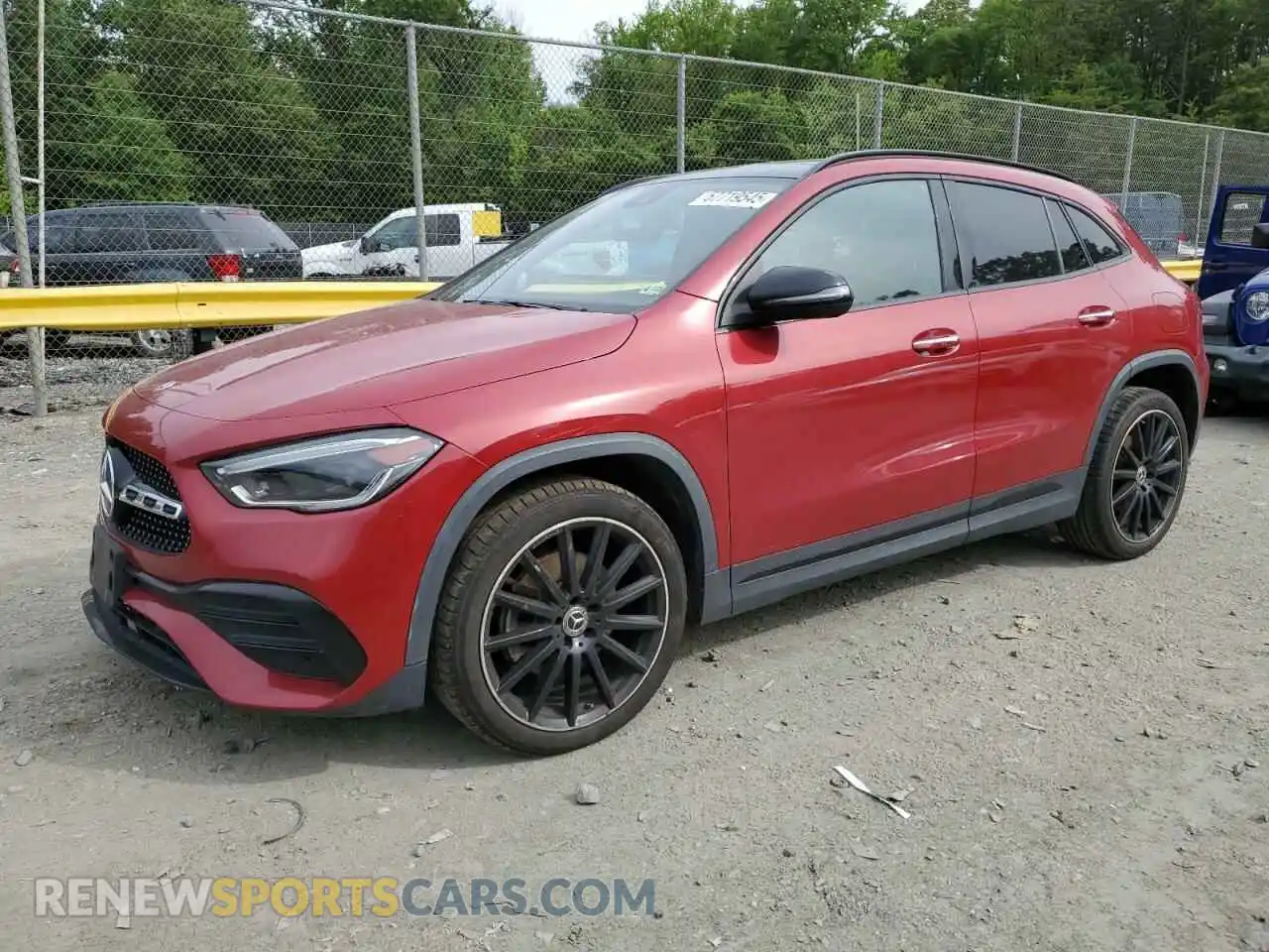 1 Photograph of a damaged car W1N4N4HBXMJ192181 MERCEDES-BENZ GLA-CLASS 2021