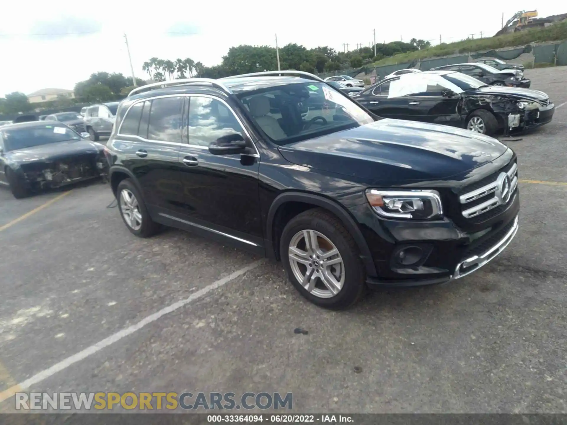 1 Photograph of a damaged car W1N4M4HB7MW160133 MERCEDES-BENZ GLB 2021