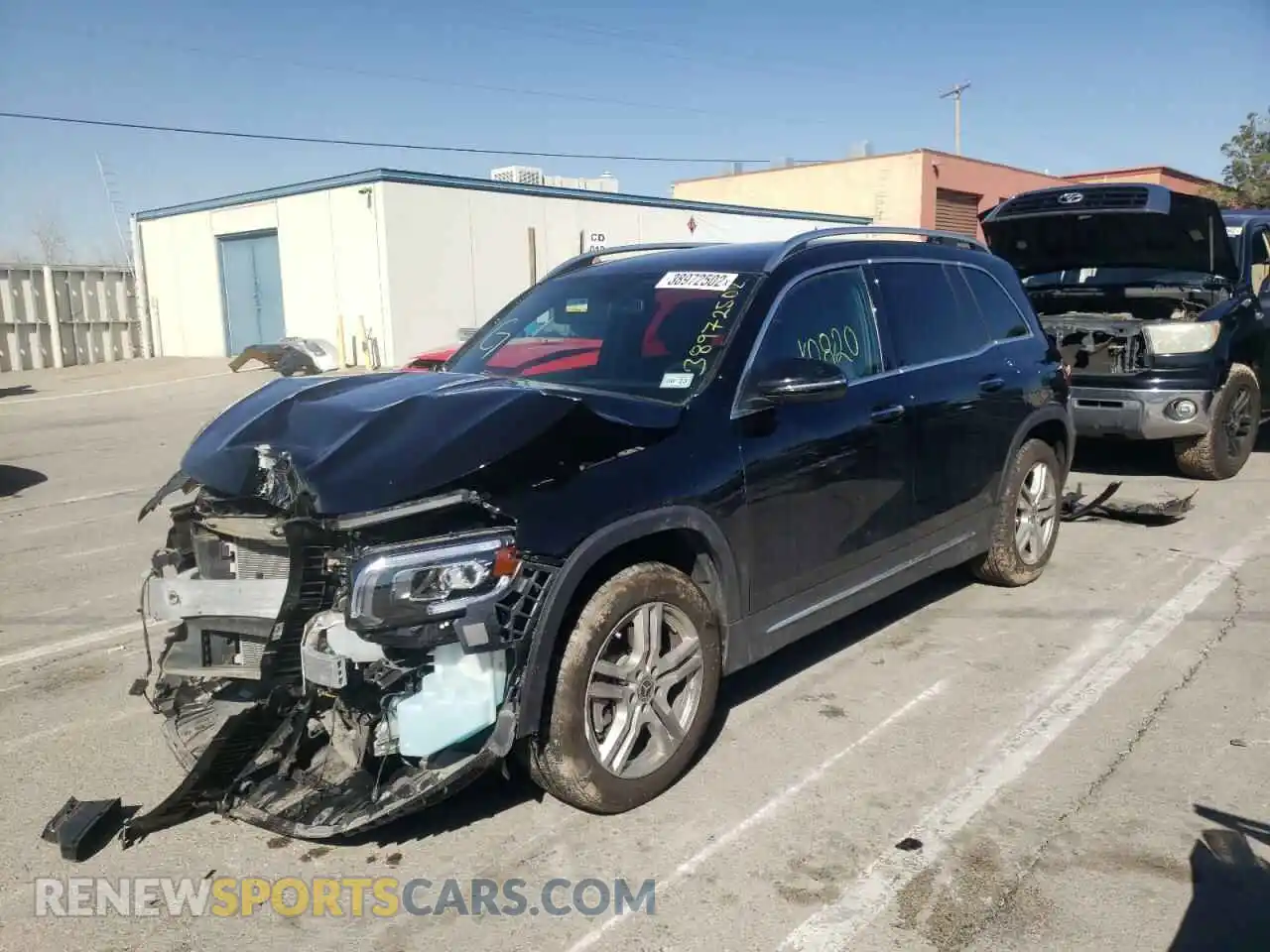 2 Photograph of a damaged car WDC4M4HBXLW007763 MERCEDES-BENZ GLB-CLASS 2020