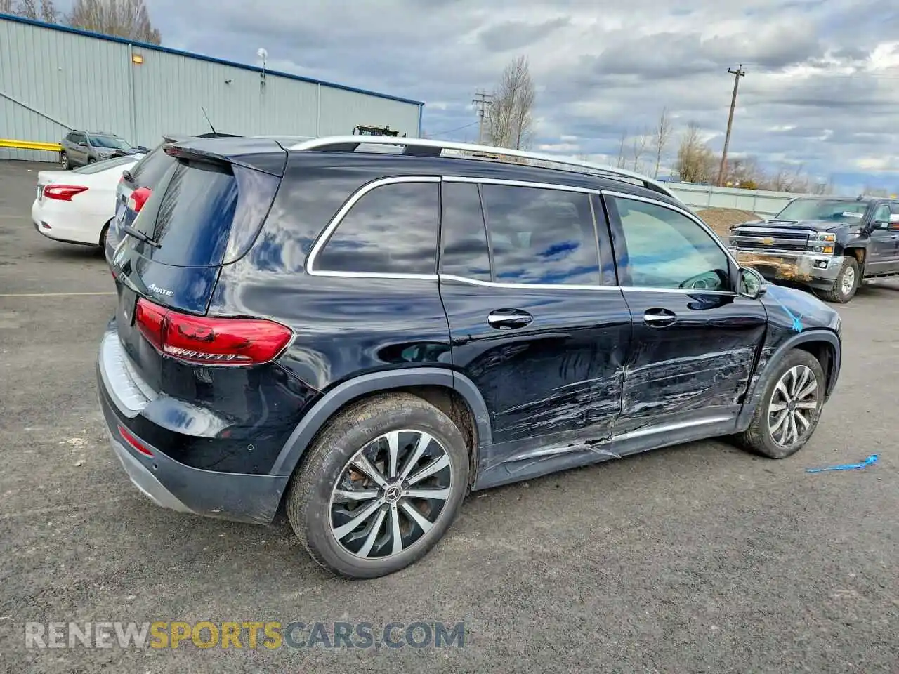 3 fotografías del automóvil dañado W1N4M4HB0MW145411 MERCEDES-BENZ GLB-CLASS 2021
