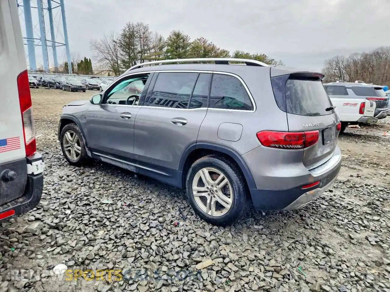 2 Фотография поврежденного автомобиля W1N4M4HB3MW146598 MERCEDES-BENZ GLB-CLASS 2021
