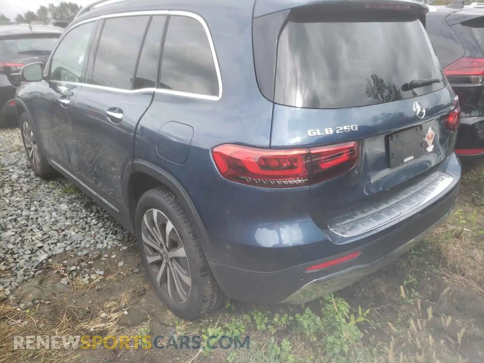 3 fotografías del automóvil dañado W1N4M4HB7MW079486 MERCEDES-BENZ GLB-CLASS 2021