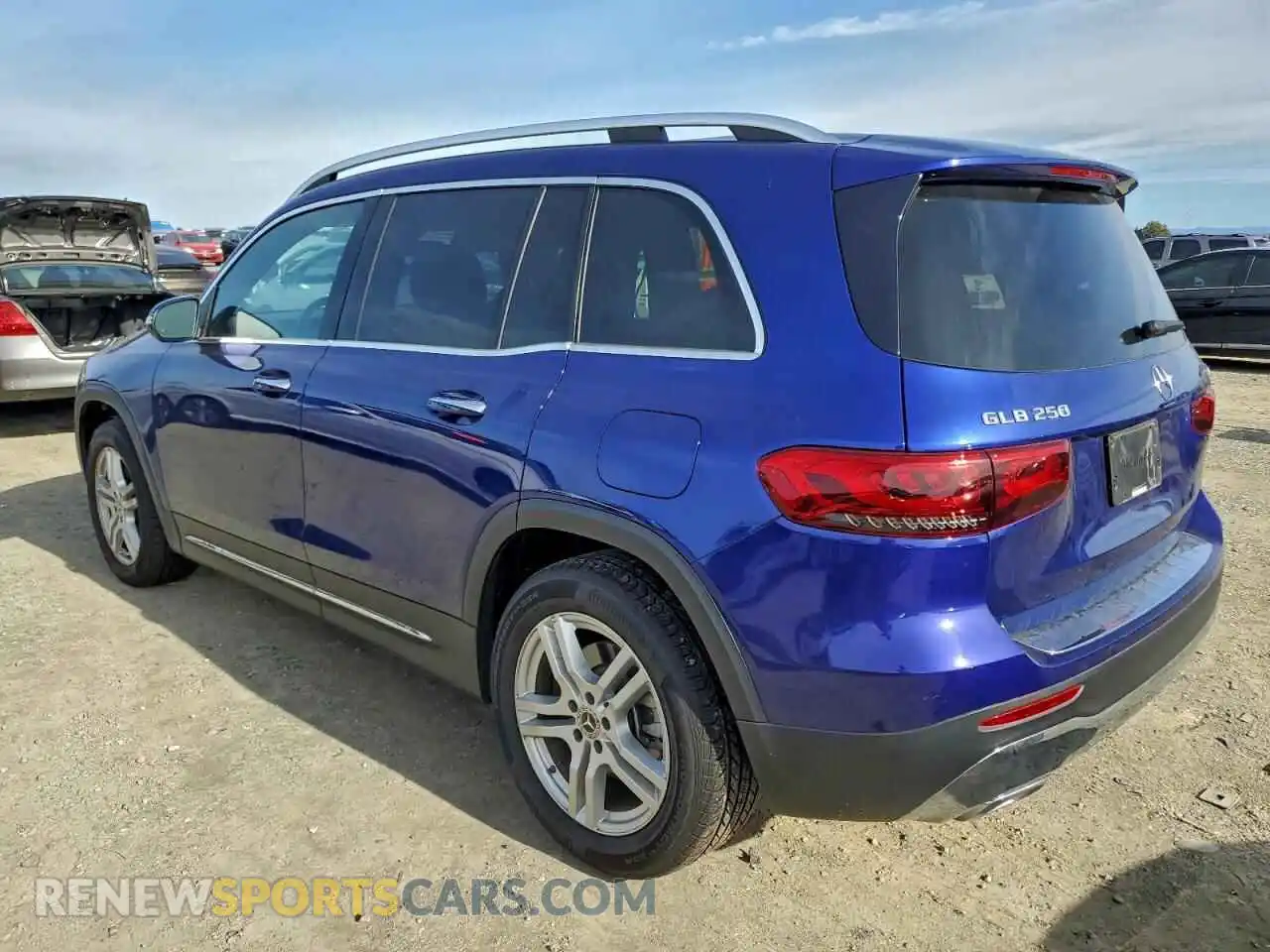 2 Фотография поврежденного автомобиля W1N4M4HB9MW131250 MERCEDES-BENZ GLB-CLASS 2021