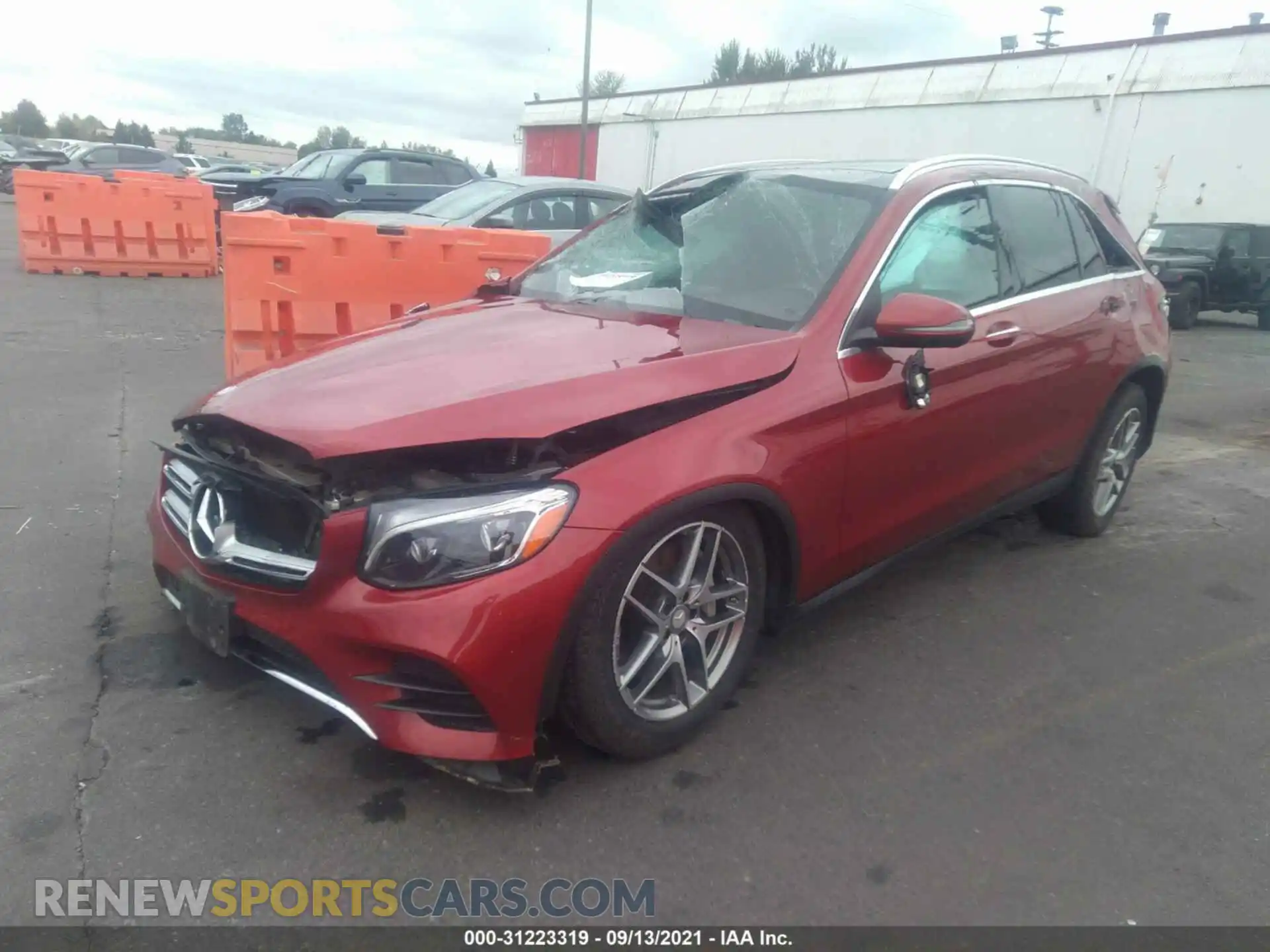 2 Photograph of a damaged car WDC0G4KBXGF097579 MERCEDES-BENZ GLC 2016