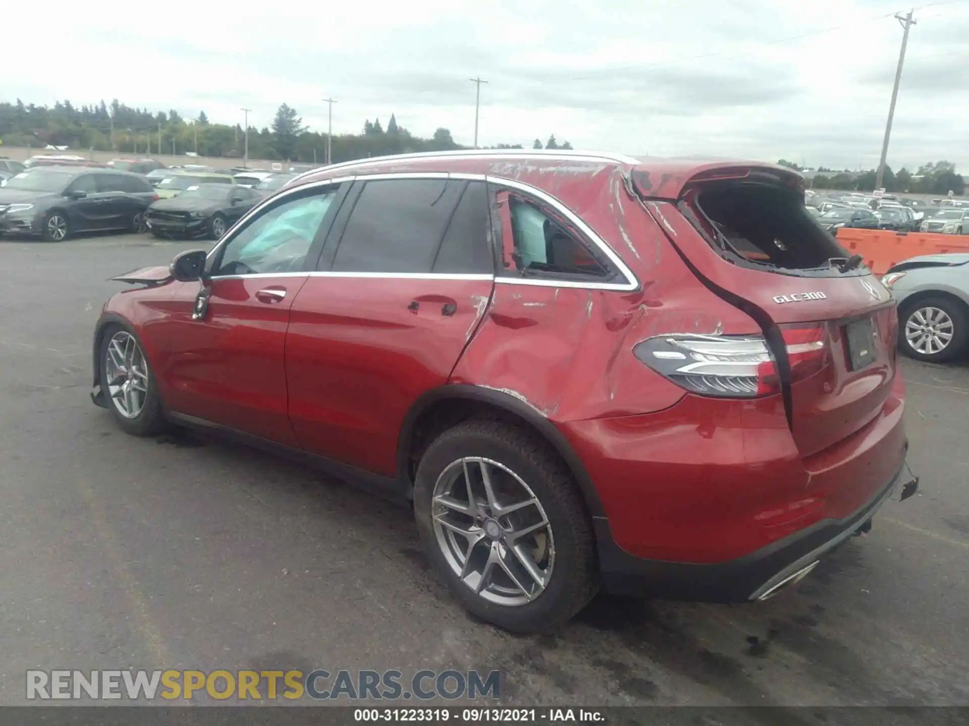 3 Photograph of a damaged car WDC0G4KBXGF097579 MERCEDES-BENZ GLC 2016
