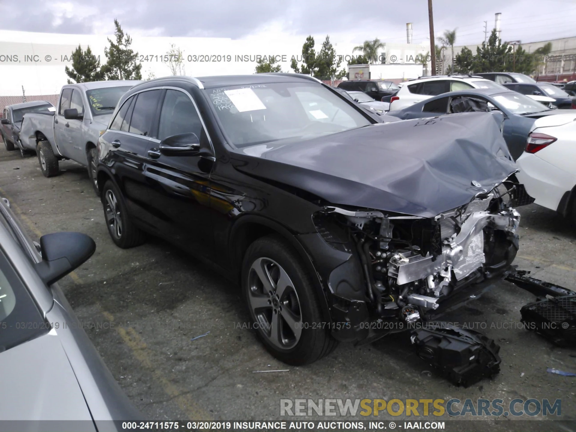 1 Фотография поврежденного автомобиля WDC0G4JB4KV128048 MERCEDES-BENZ GLC 2019