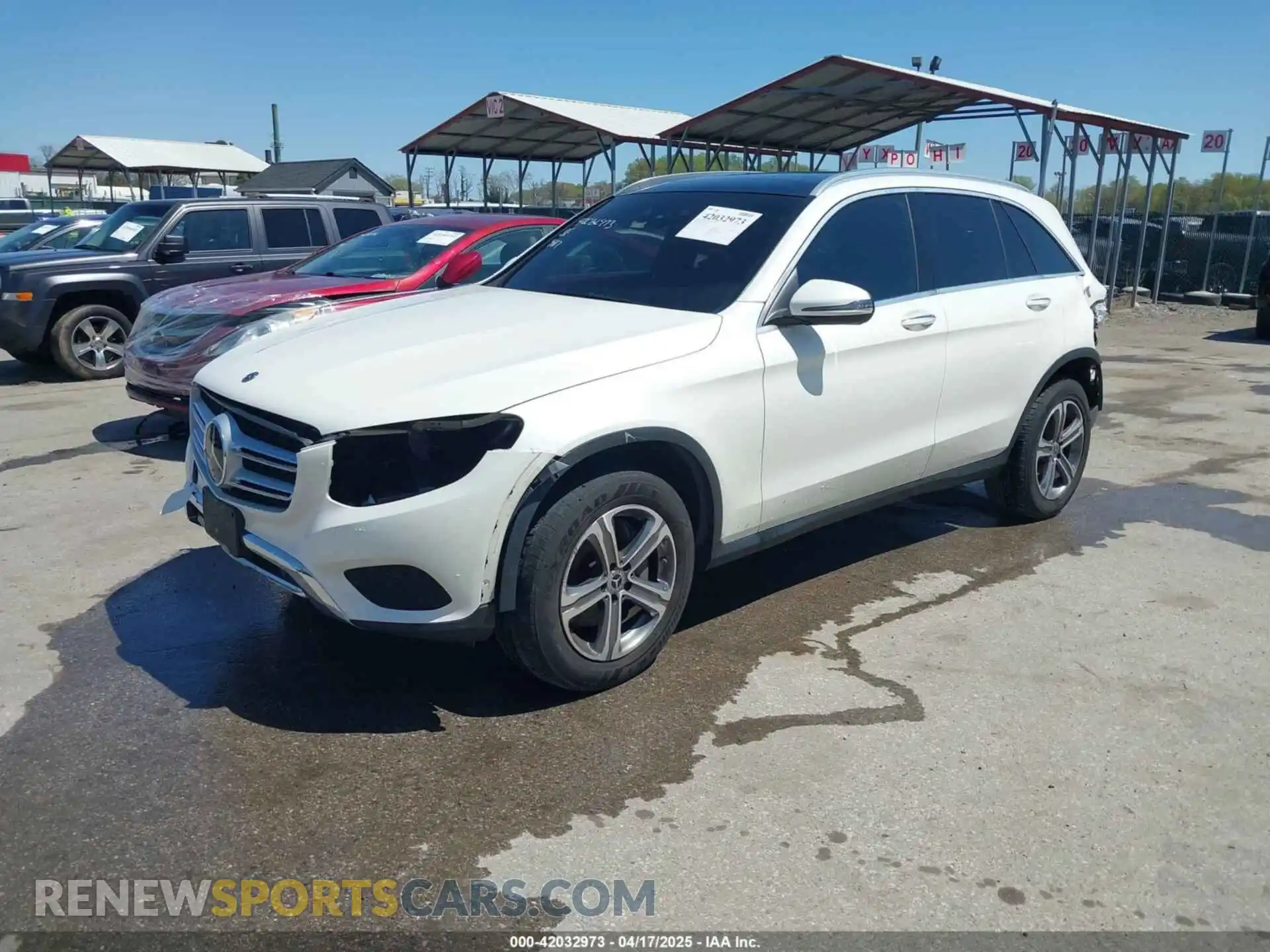 2 Фотография поврежденного автомобиля WDC0G4KB7KF642680 MERCEDES-BENZ GLC 2019