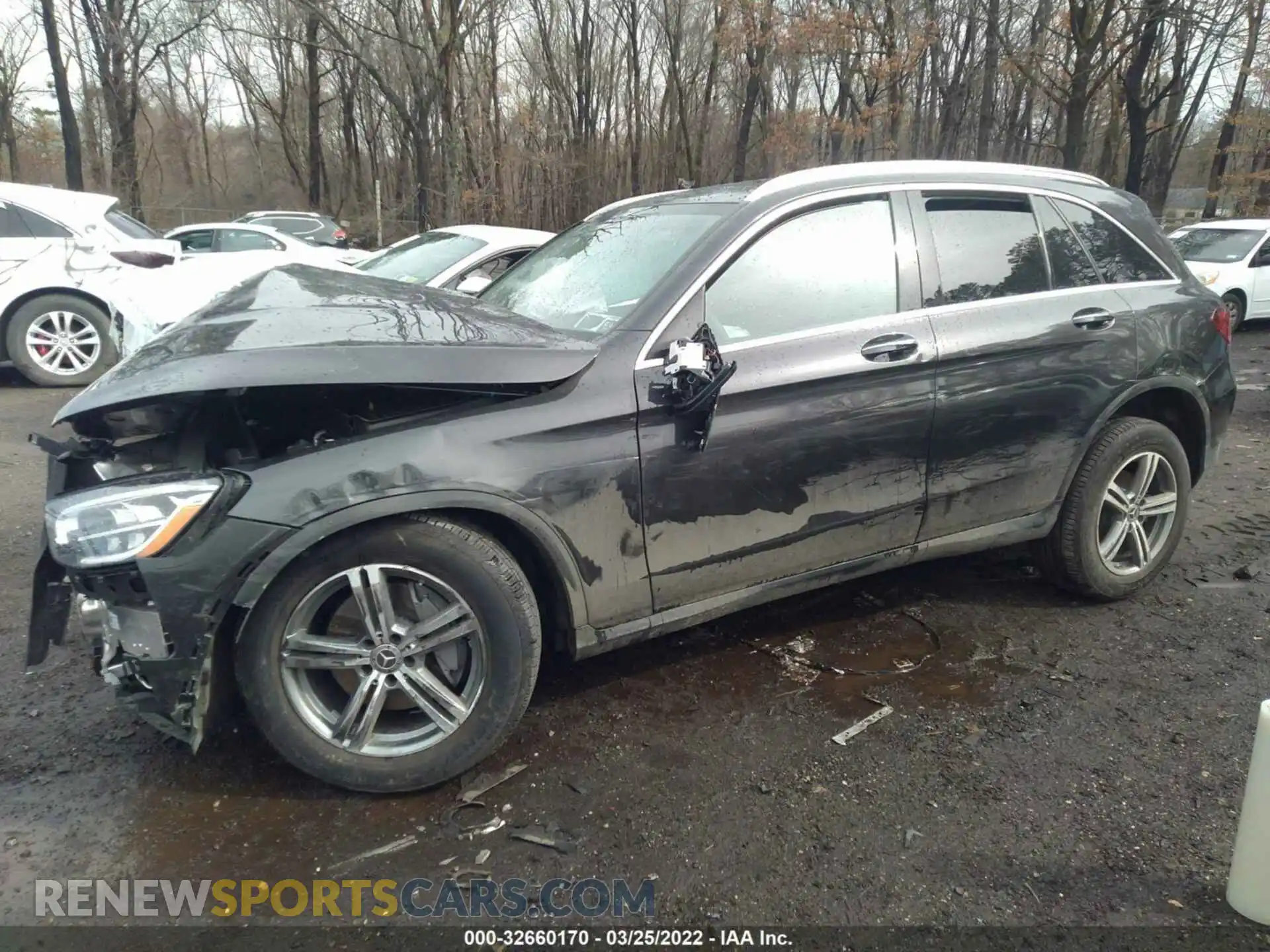 2 Photograph of a damaged car W1N0G8EBXMF987531 MERCEDES-BENZ GLC 2021