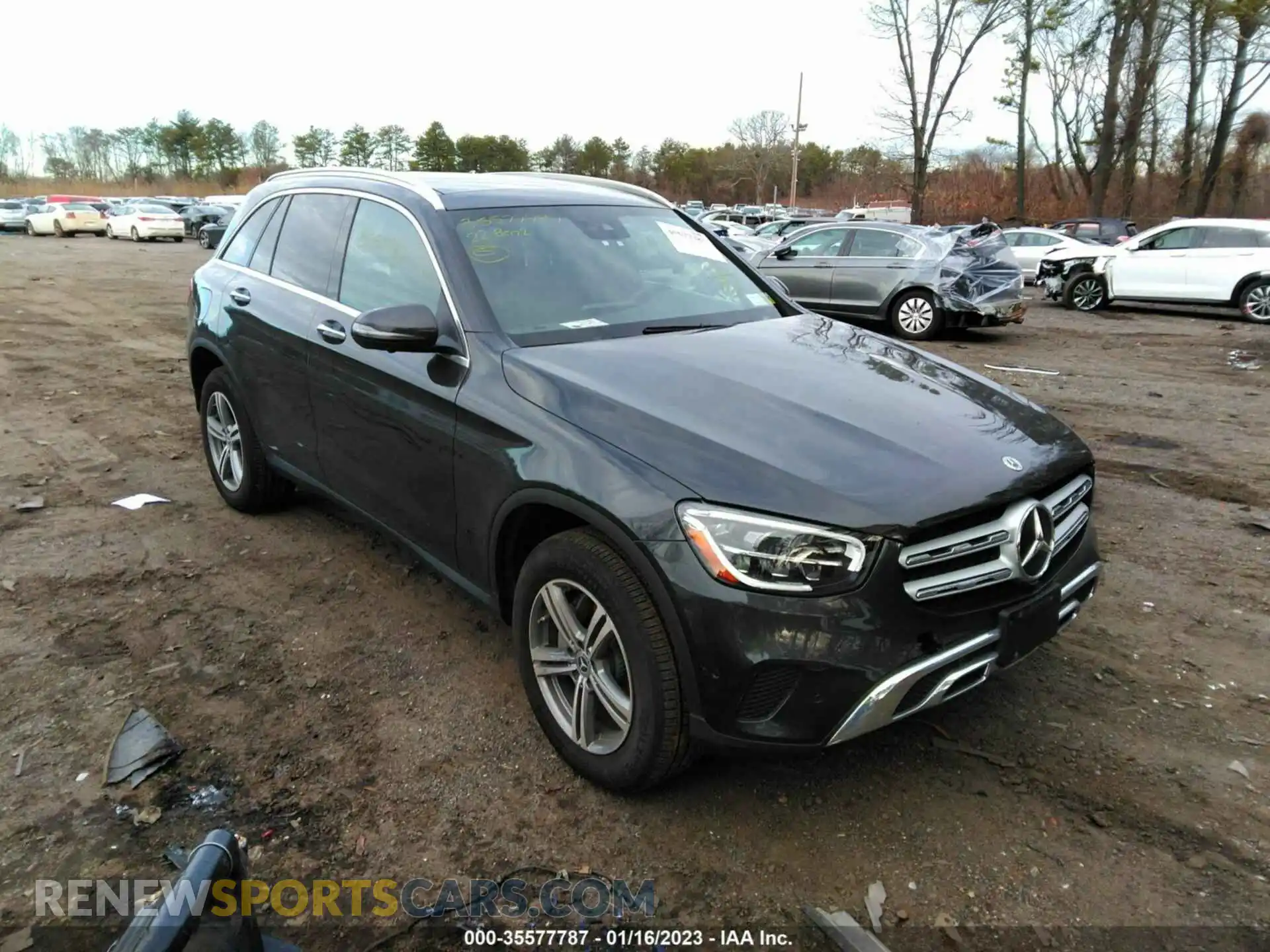 1 Photograph of a damaged car W1N0G8EB7NG091375 MERCEDES-BENZ GLC 2022