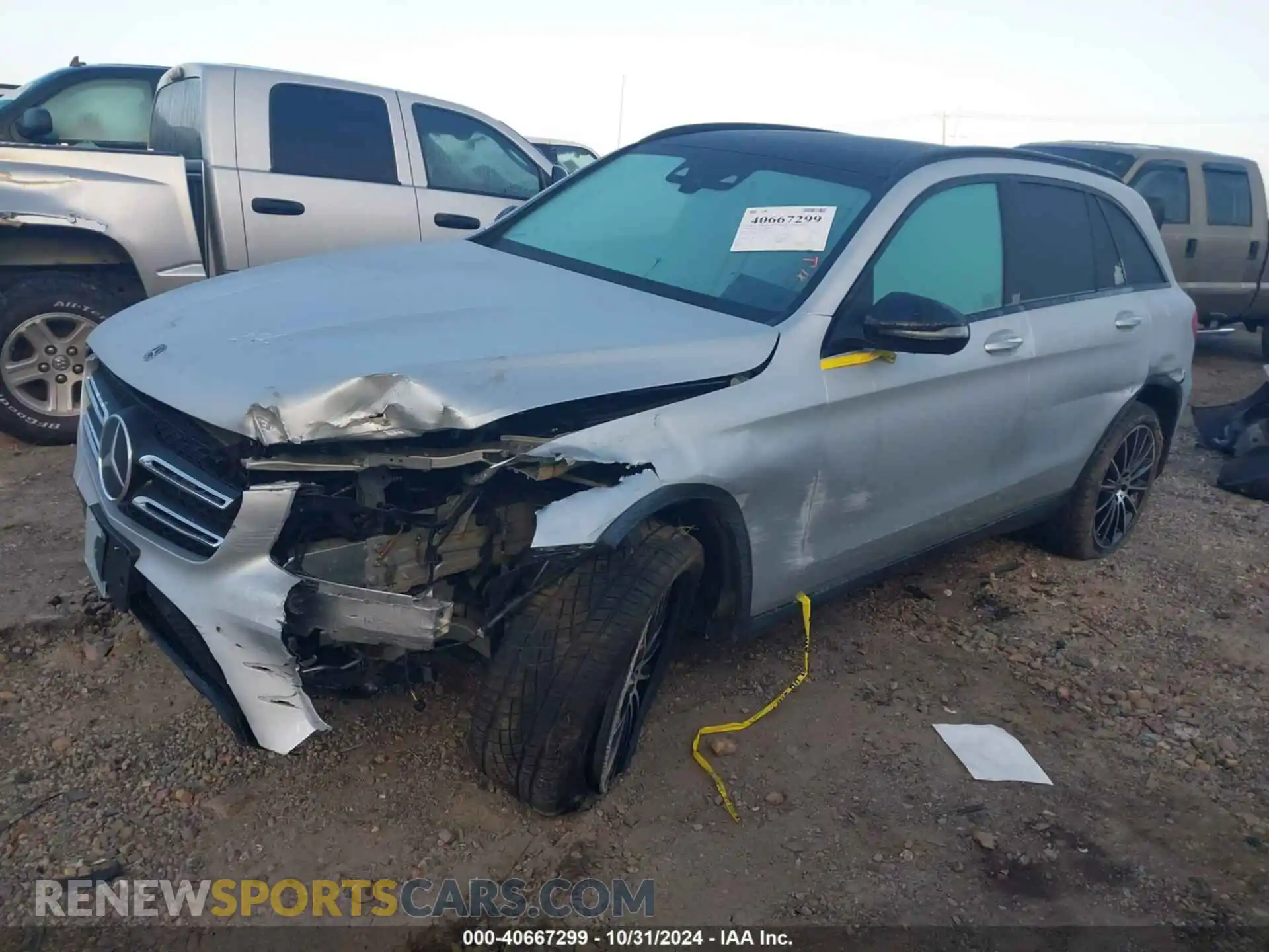 2 Photograph of a damaged car WDC0G4KB1KV193129 MERCEDES-BENZ GLC 300 2019