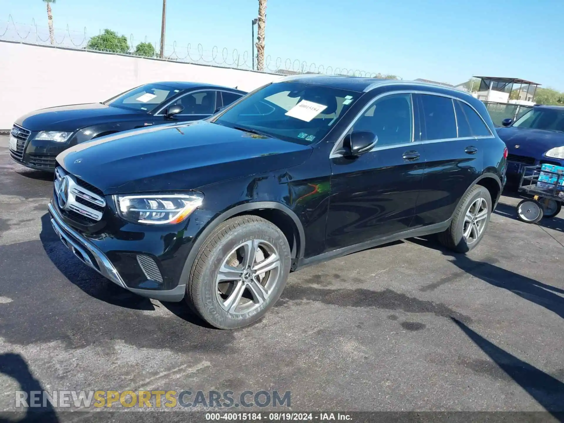 2 Photograph of a damaged car W1N0G8DB1LF772605 MERCEDES-BENZ GLC 300 2020