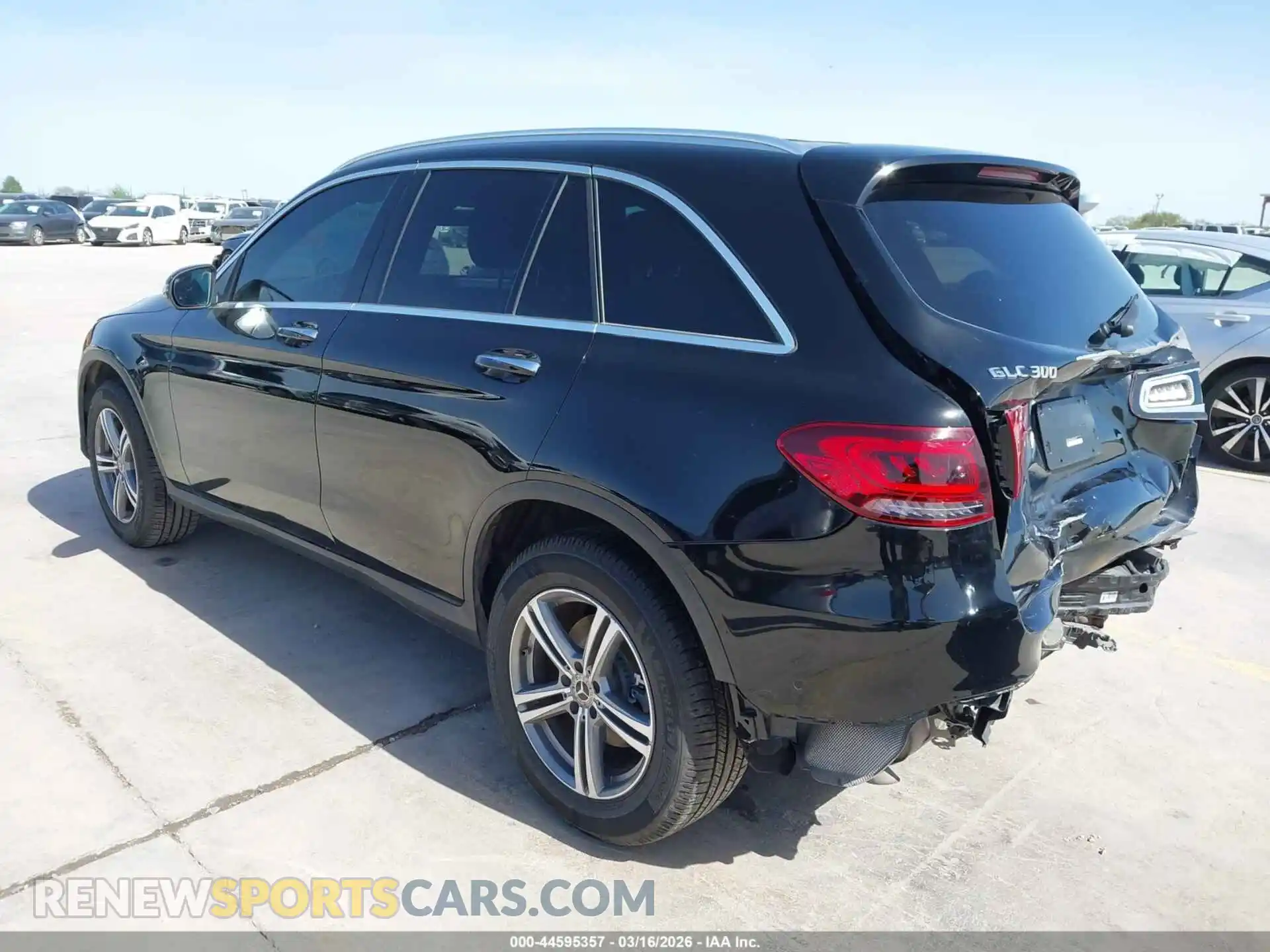 3 fotografías del automóvil dañado W1N0G8DB5MF894577 MERCEDES-BENZ GLC 300 2021