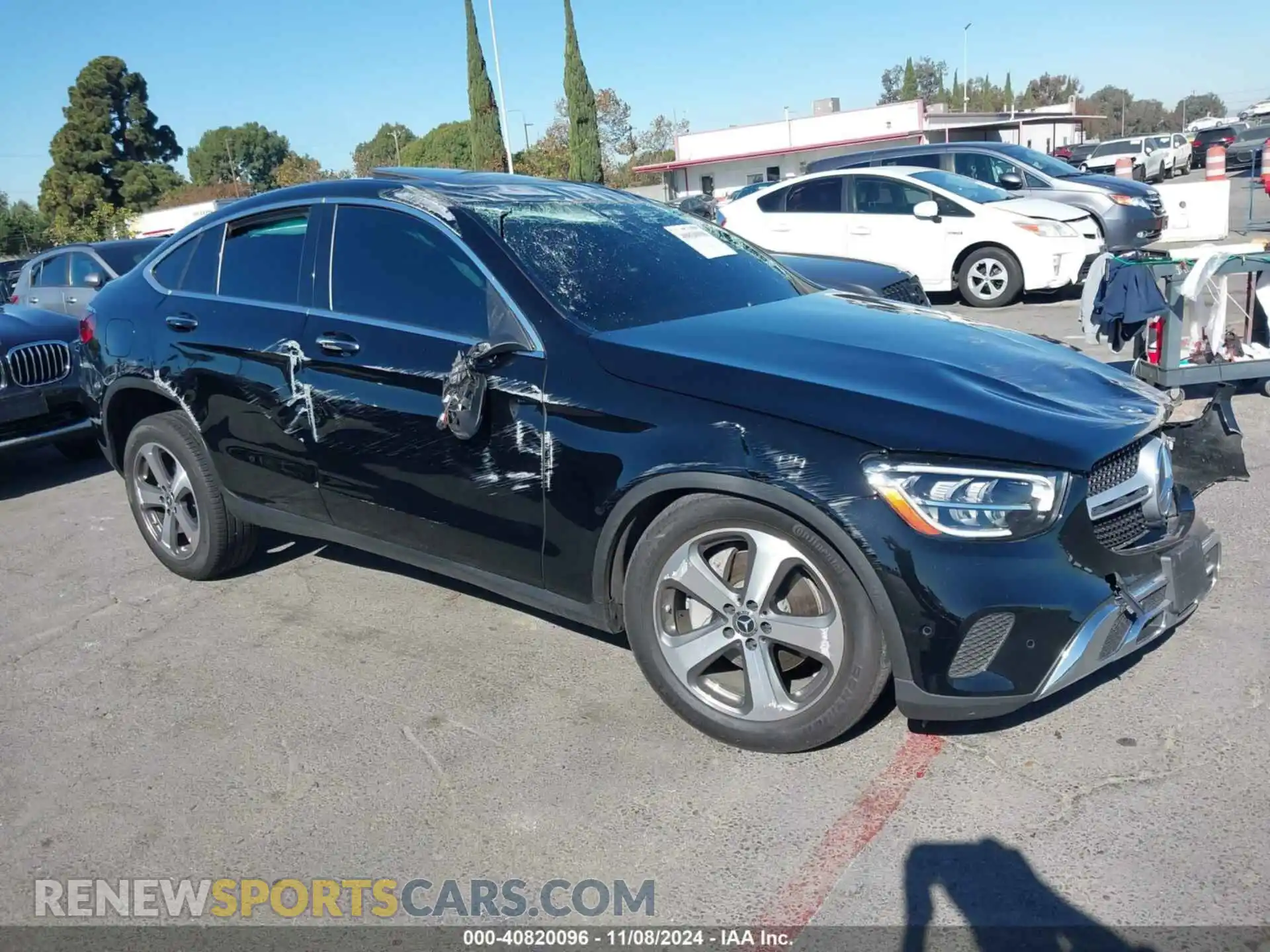 1 Photograph of a damaged car W1N0J8EB2PG167914 MERCEDES-BENZ GLC 300 2023