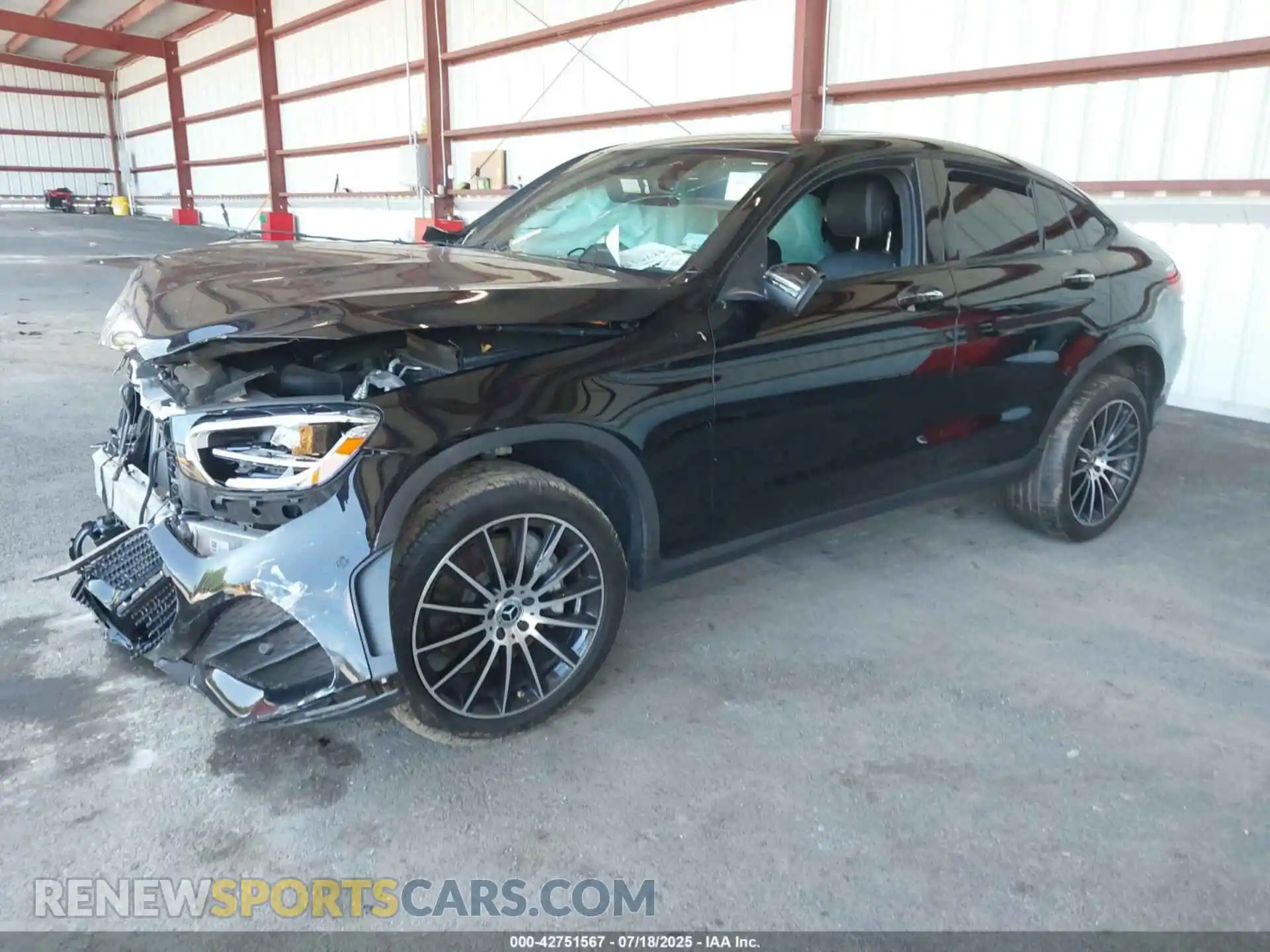 2 Photograph of a damaged car W1N0J8EB8PG121908 MERCEDES-BENZ GLC 300 2023