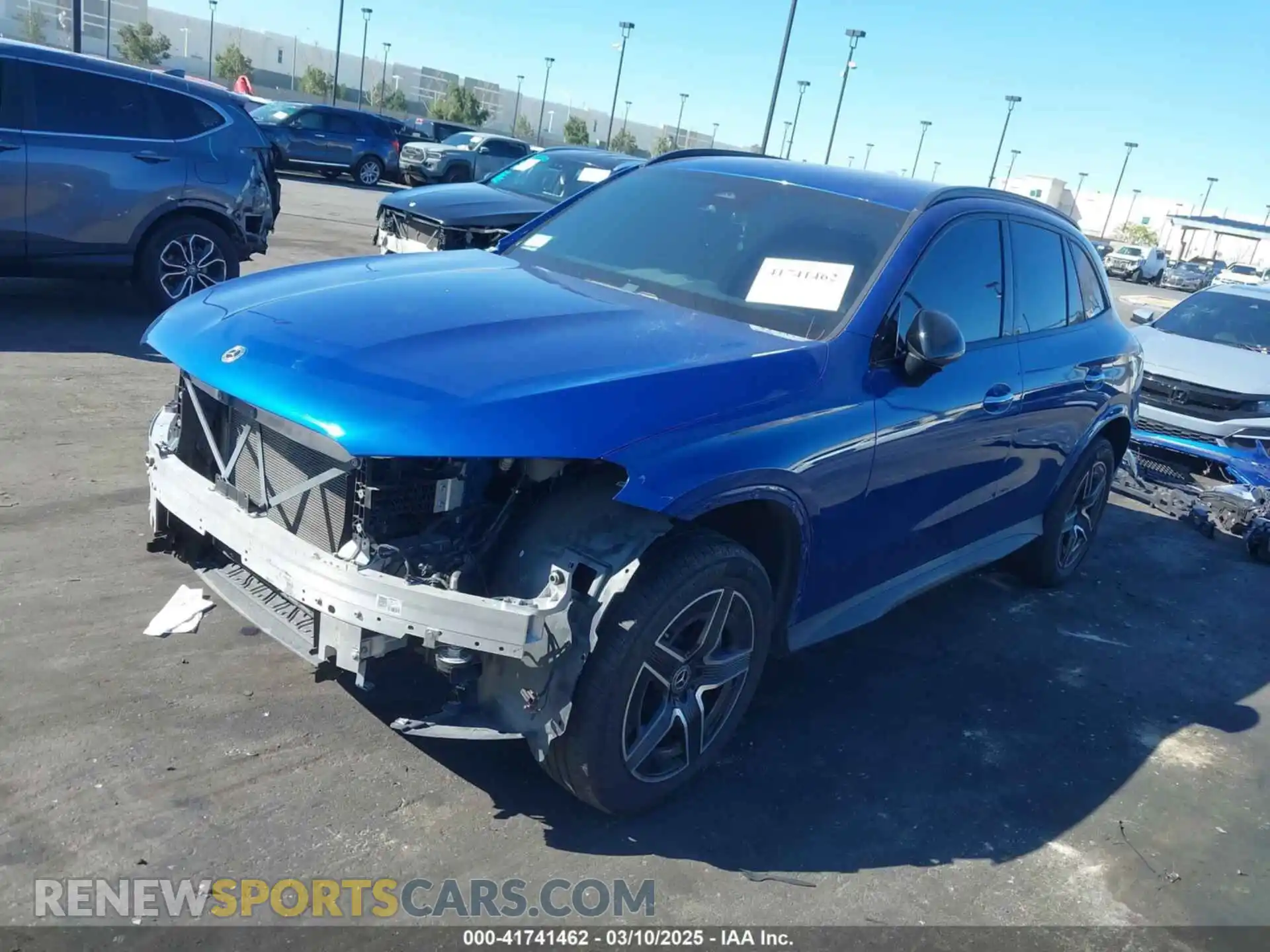 2 Photograph of a damaged car W1NKM4GB1PU017705 MERCEDES-BENZ GLC 300 2023