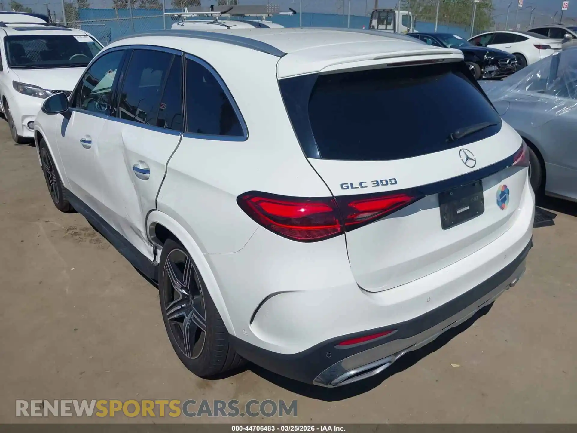 3 Photograph of a damaged car W1NKM4GB1PU027019 MERCEDES-BENZ GLC 300 2023
