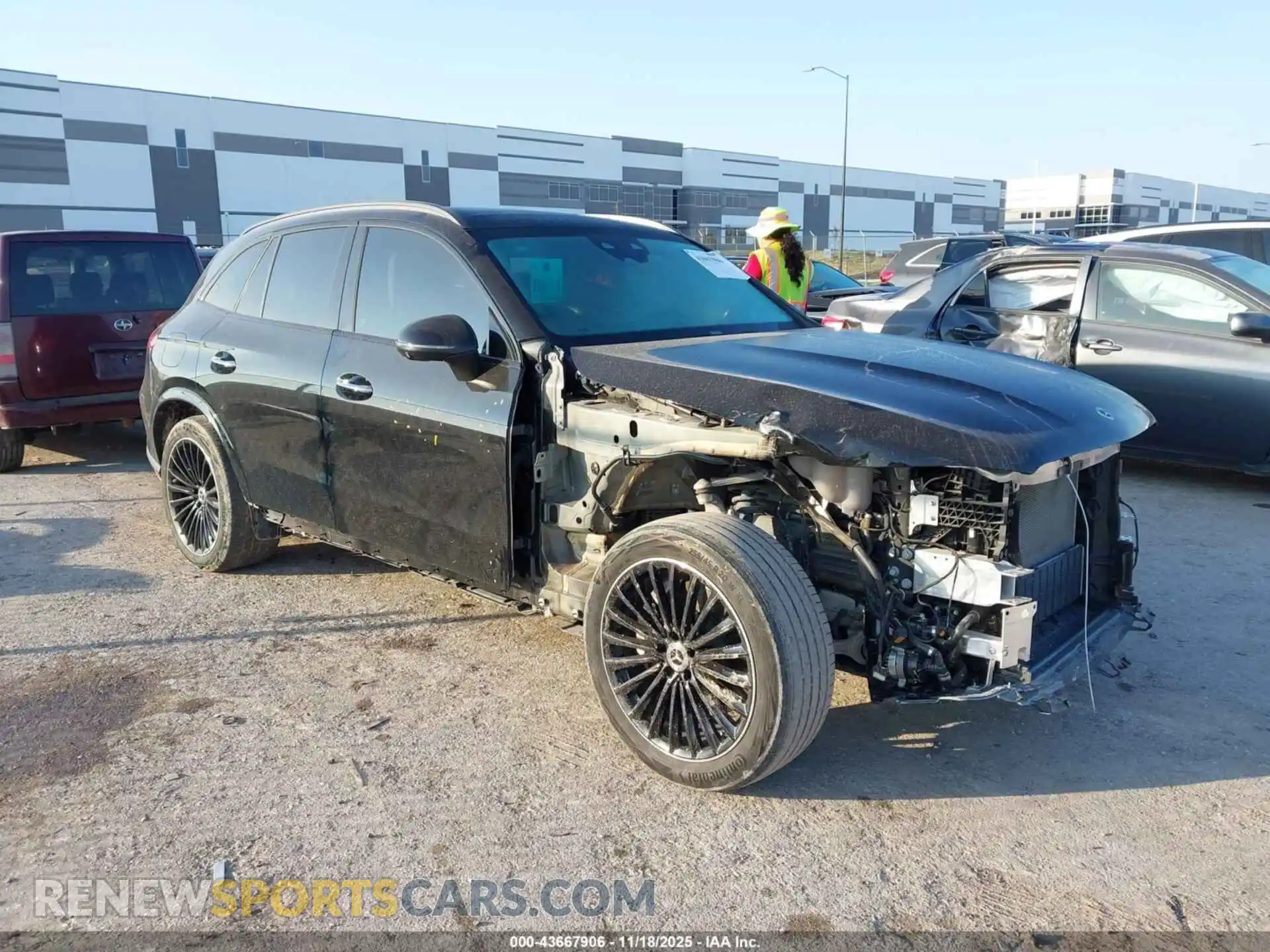 1 Photograph of a damaged car W1NKM4GB1PU031703 MERCEDES-BENZ GLC 300 2023