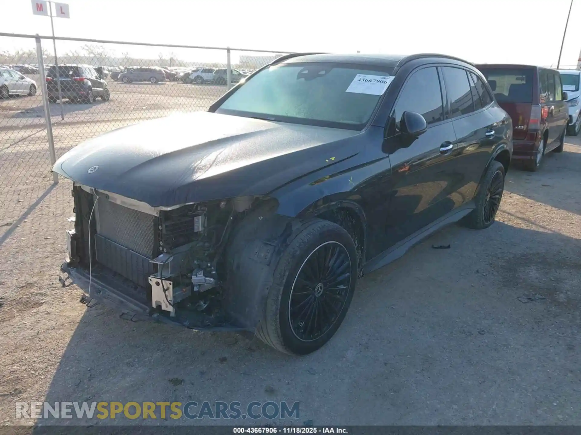 2 Photograph of a damaged car W1NKM4GB1PU031703 MERCEDES-BENZ GLC 300 2023