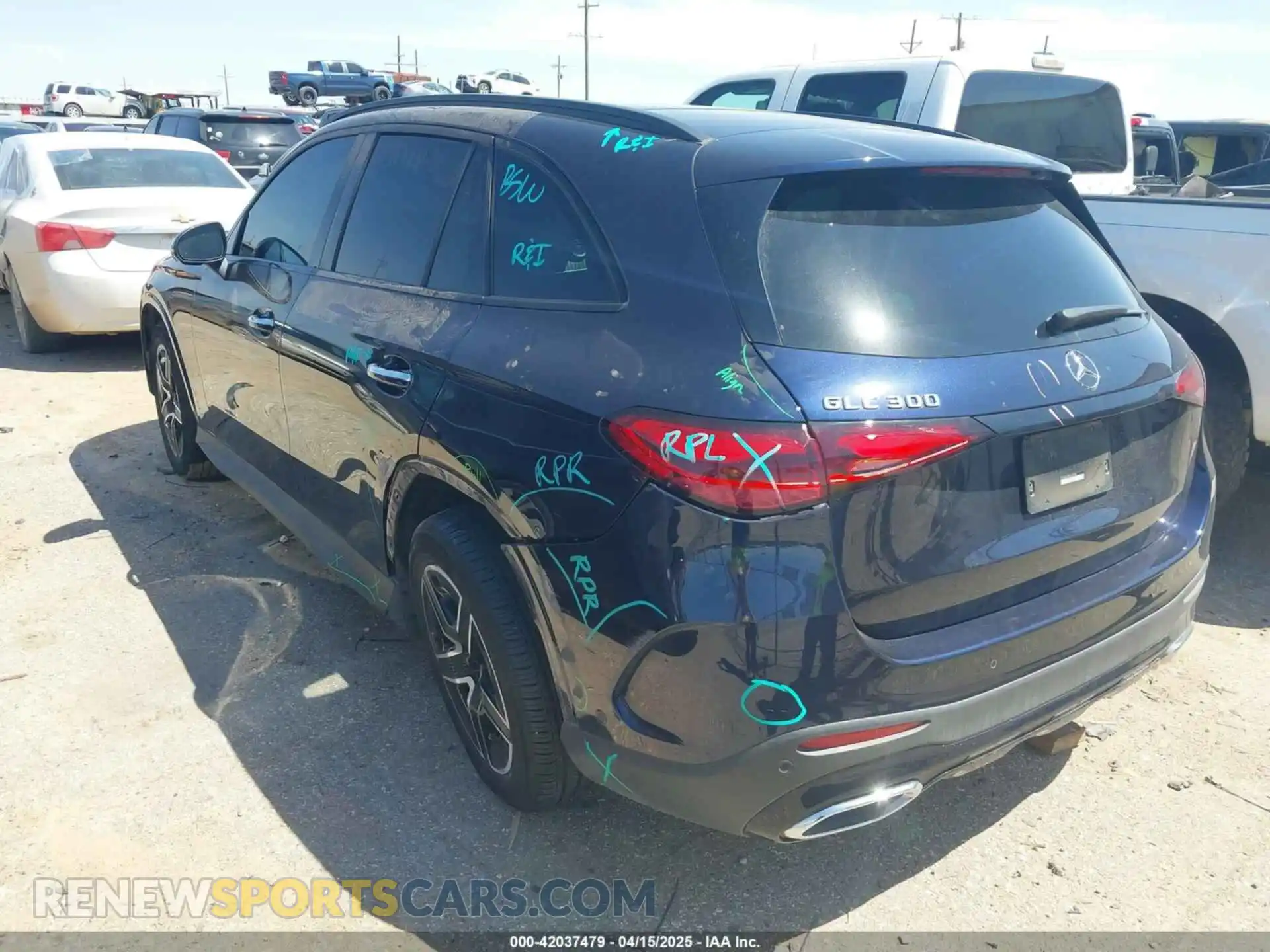 3 Photograph of a damaged car W1NKM4GB5PU029940 MERCEDES-BENZ GLC 300 2023