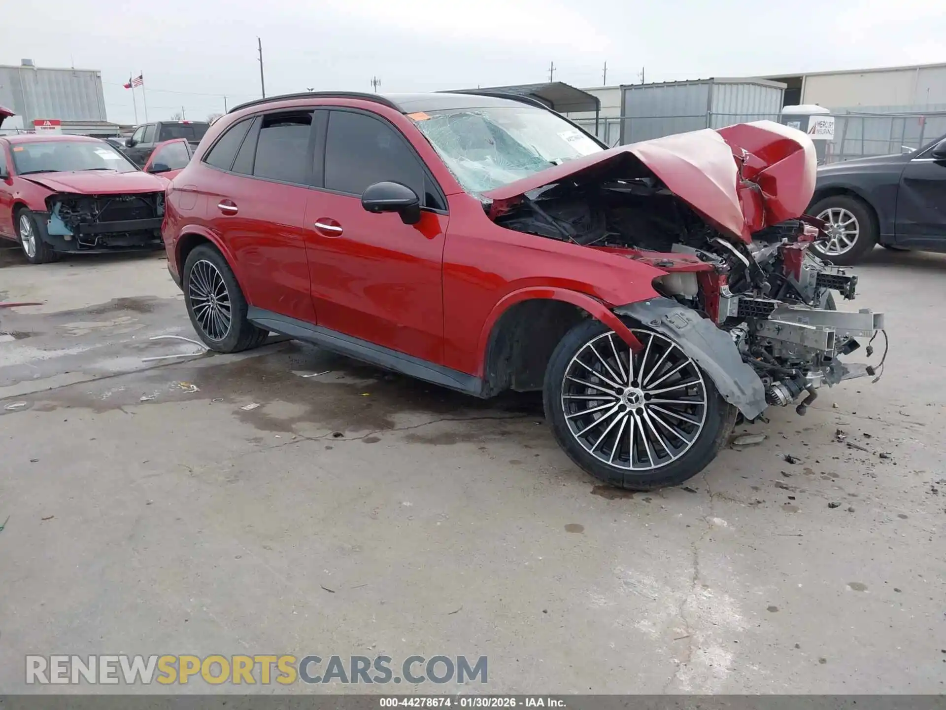 1 Photograph of a damaged car W1NKM4GB6PU025055 MERCEDES-BENZ GLC 300 2023