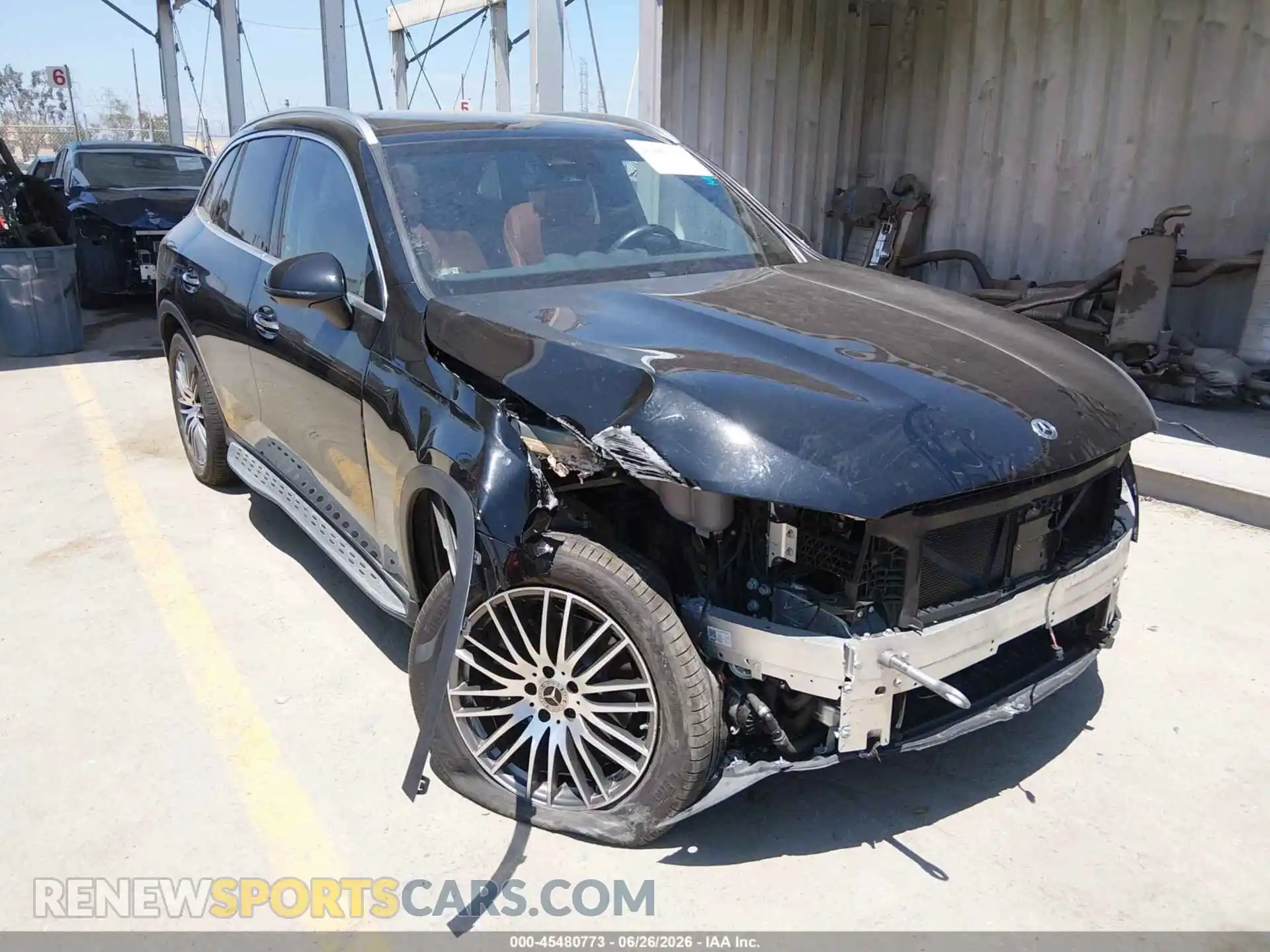 1 Photograph of a damaged car W1NKM4GB9PU031271 MERCEDES-BENZ GLC 300 2023