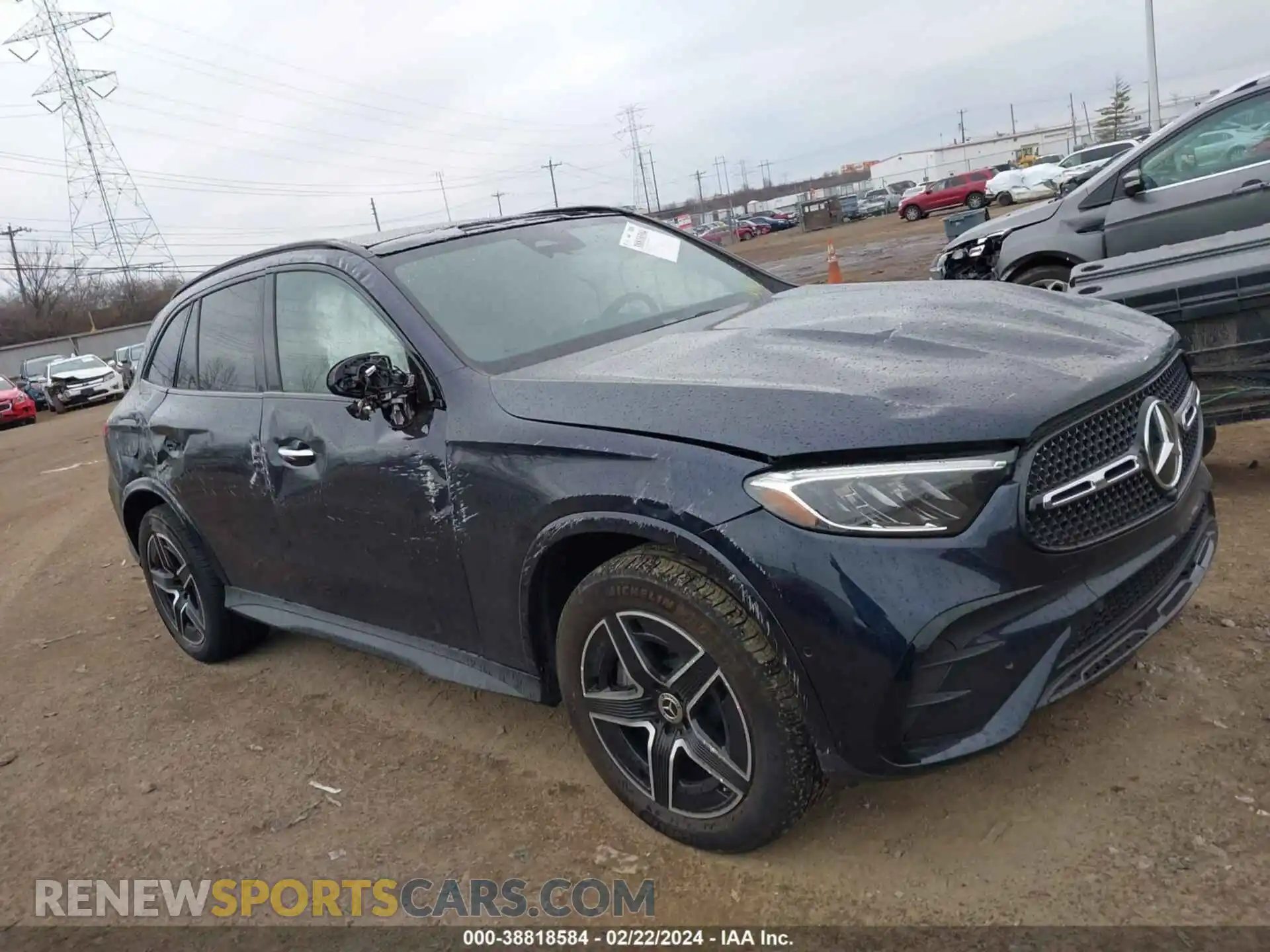 1 Photograph of a damaged car W1NKM4HB1PF024298 MERCEDES-BENZ GLC 300 2023