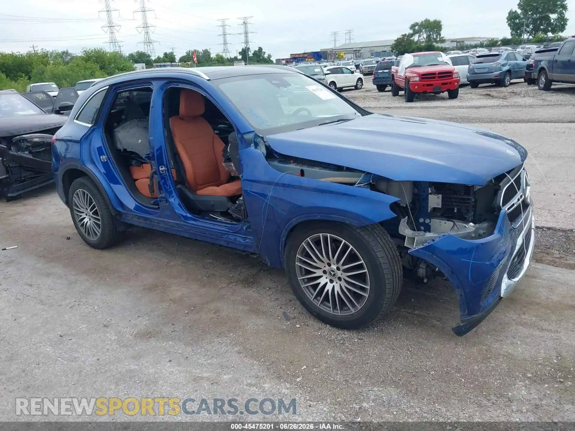 1 Photograph of a damaged car W1NKM4HB9PU034170 MERCEDES-BENZ GLC 300 2023