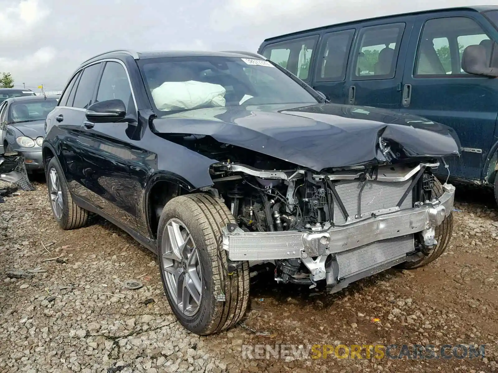 1 Photograph of a damaged car WDC0G4KB5KF592779 MERCEDES-BENZ GLC 300 4M 2019