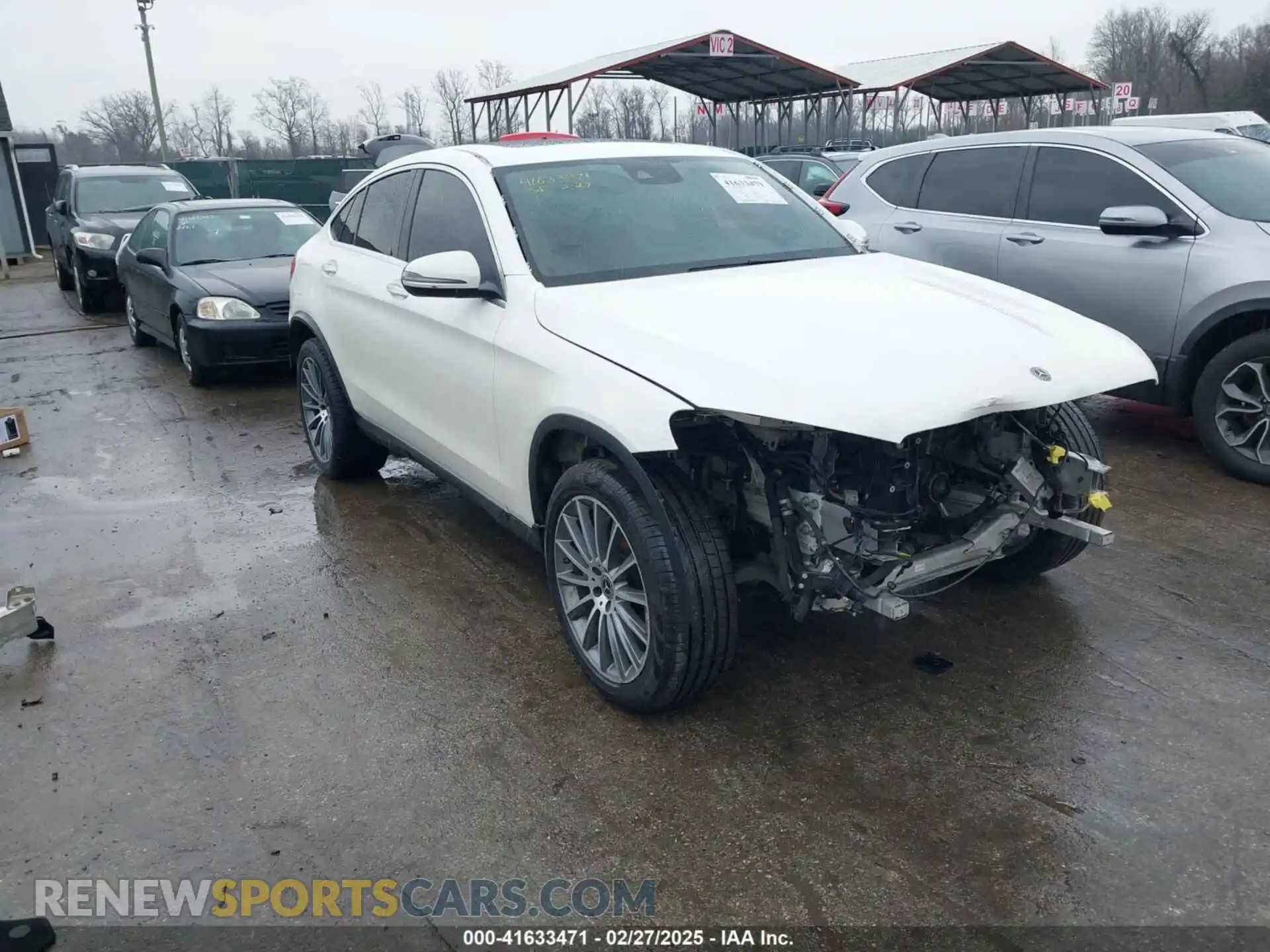 1 fotografías del automóvil dañado WDC0J4KB7KF553841 MERCEDES-BENZ GLC 300 COUPE 2019