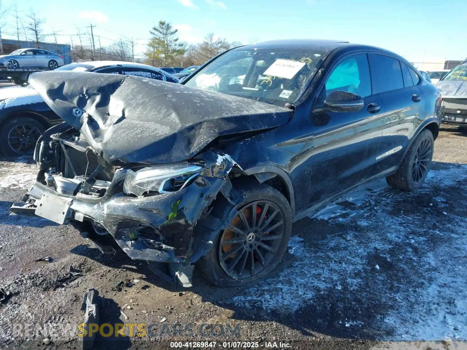 2 fotografías del automóvil dañado WDC0J4KB9KF538435 MERCEDES-BENZ GLC 300 COUPE 2019