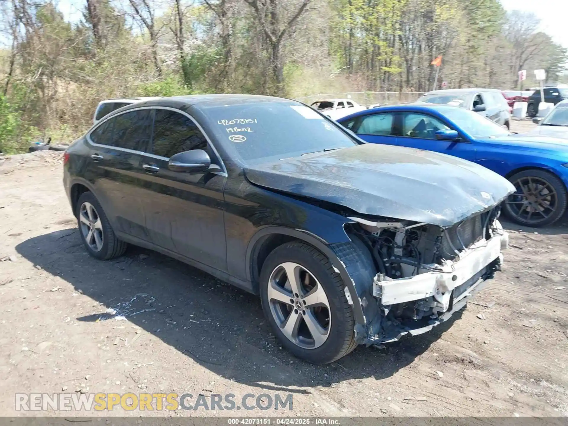 1 fotografías del automóvil dañado WDC0J4KB9KF579356 MERCEDES-BENZ GLC 300 COUPE 2019