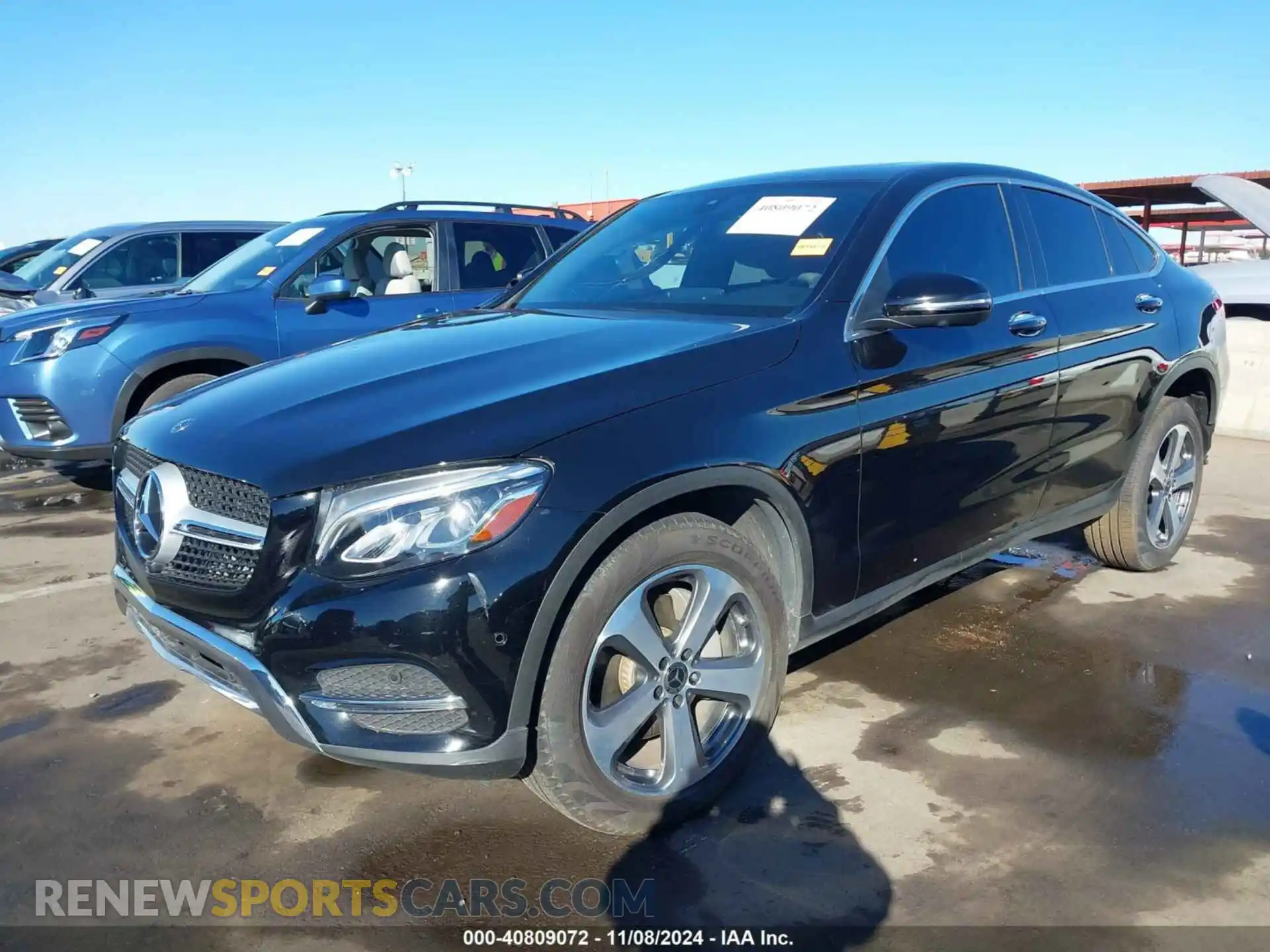 2 fotografías del automóvil dañado WDC0J4KBXKF582623 MERCEDES-BENZ GLC 300 COUPE 2019