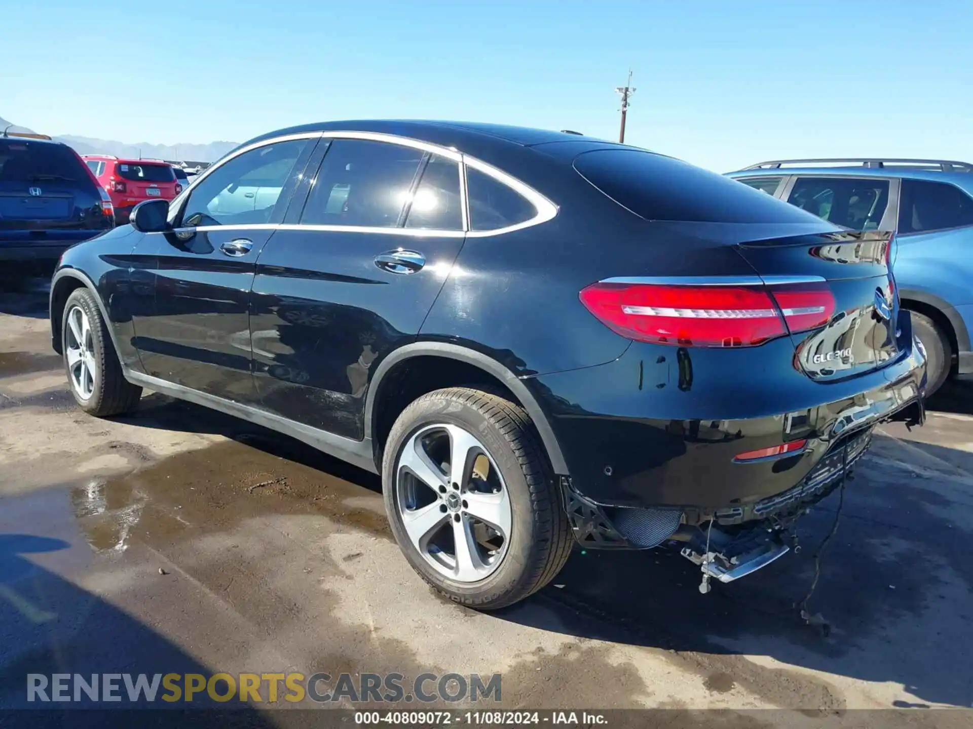 3 fotografías del automóvil dañado WDC0J4KBXKF582623 MERCEDES-BENZ GLC 300 COUPE 2019