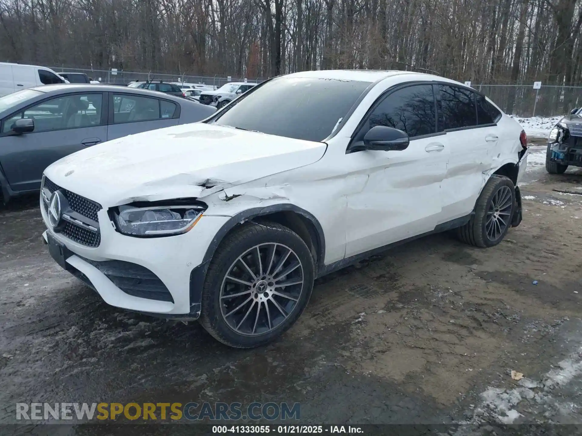2 Фотография поврежденного автомобиля W1N0J8EB1LF858965 MERCEDES-BENZ GLC 300 COUPE 2020