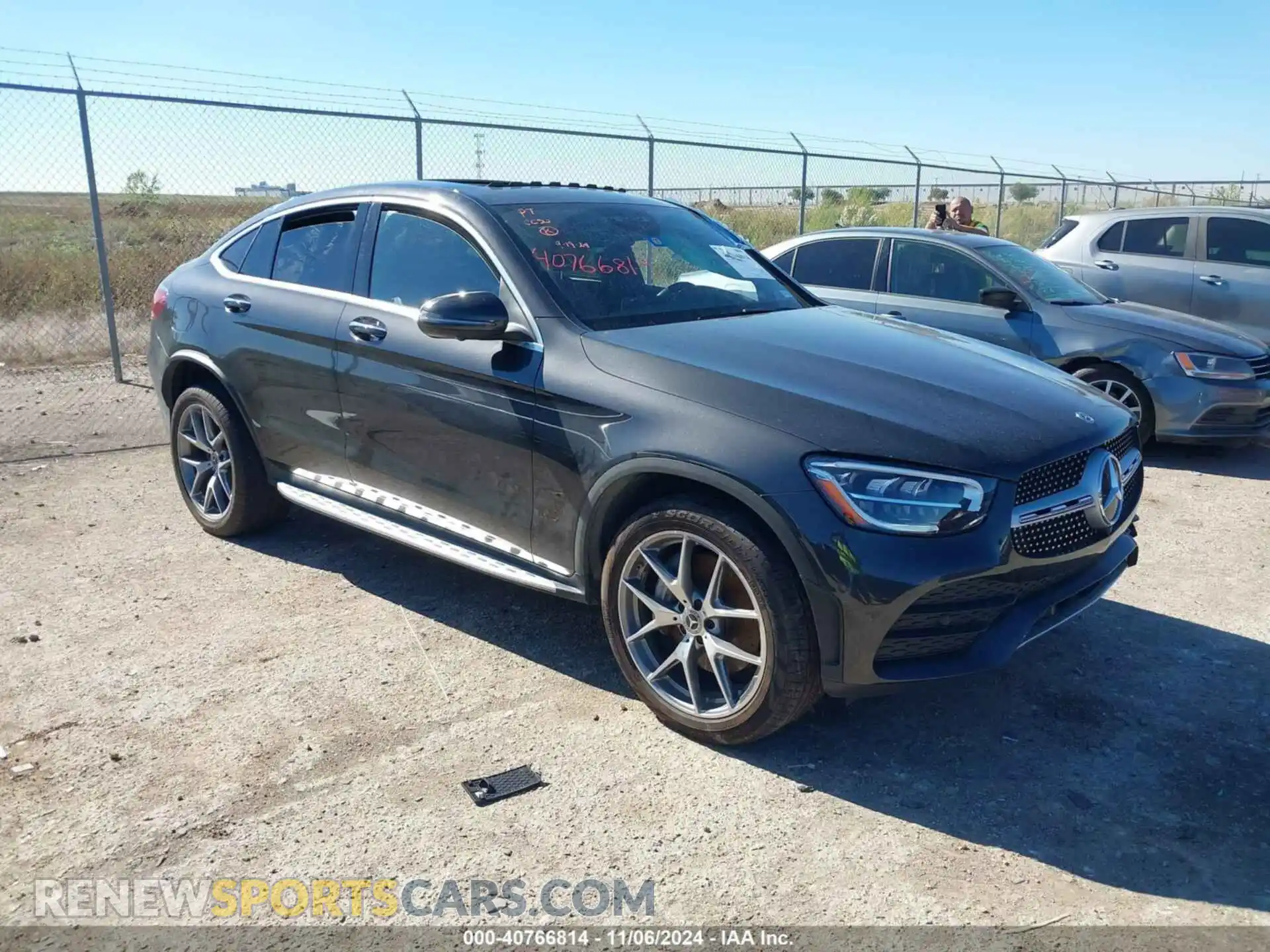 1 Фотография поврежденного автомобиля W1N0J8EB3LF792760 MERCEDES-BENZ GLC 300 COUPE 2020