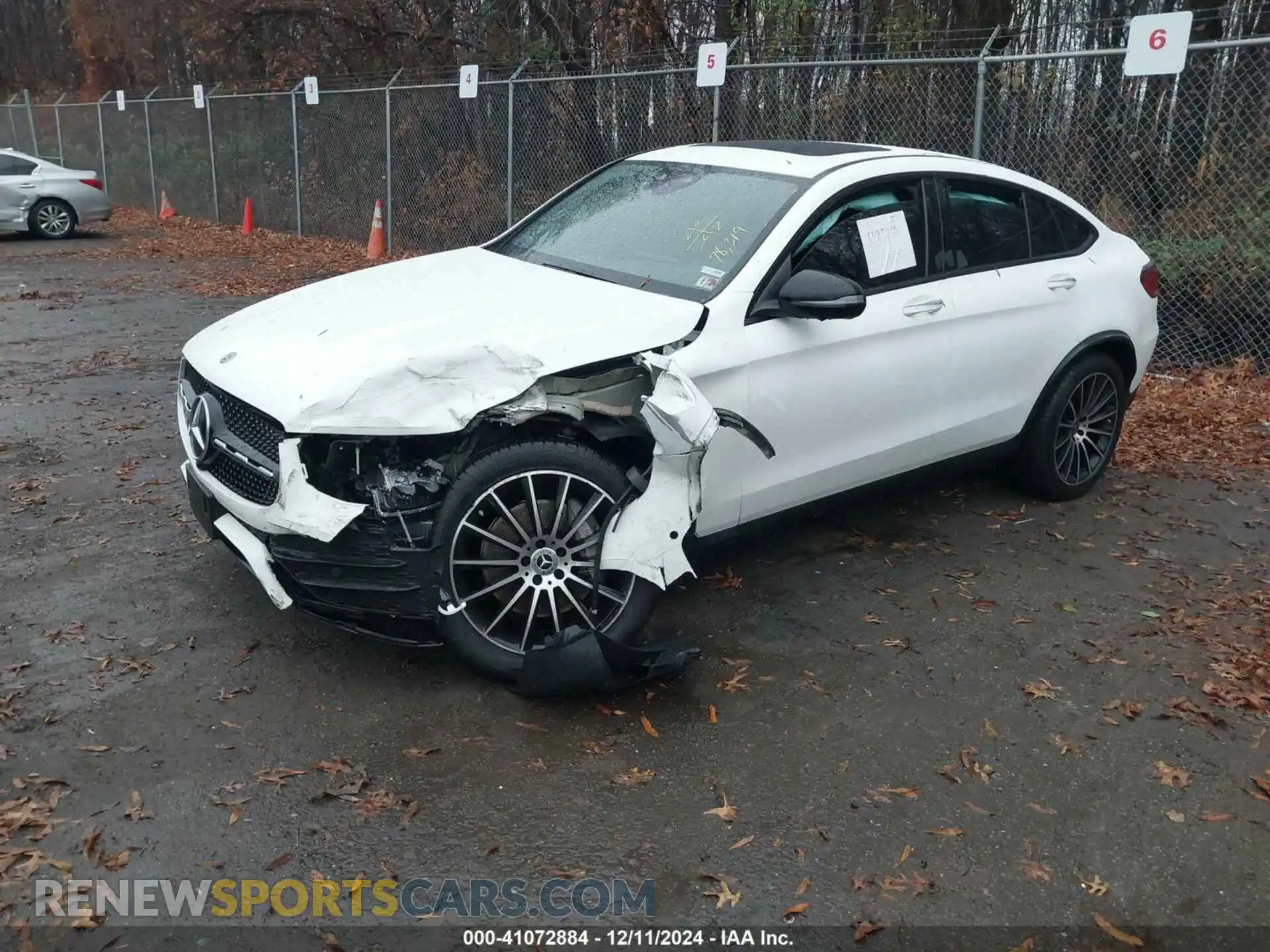 2 Фотография поврежденного автомобиля W1N0J8EB4LF823823 MERCEDES-BENZ GLC 300 COUPE 2020
