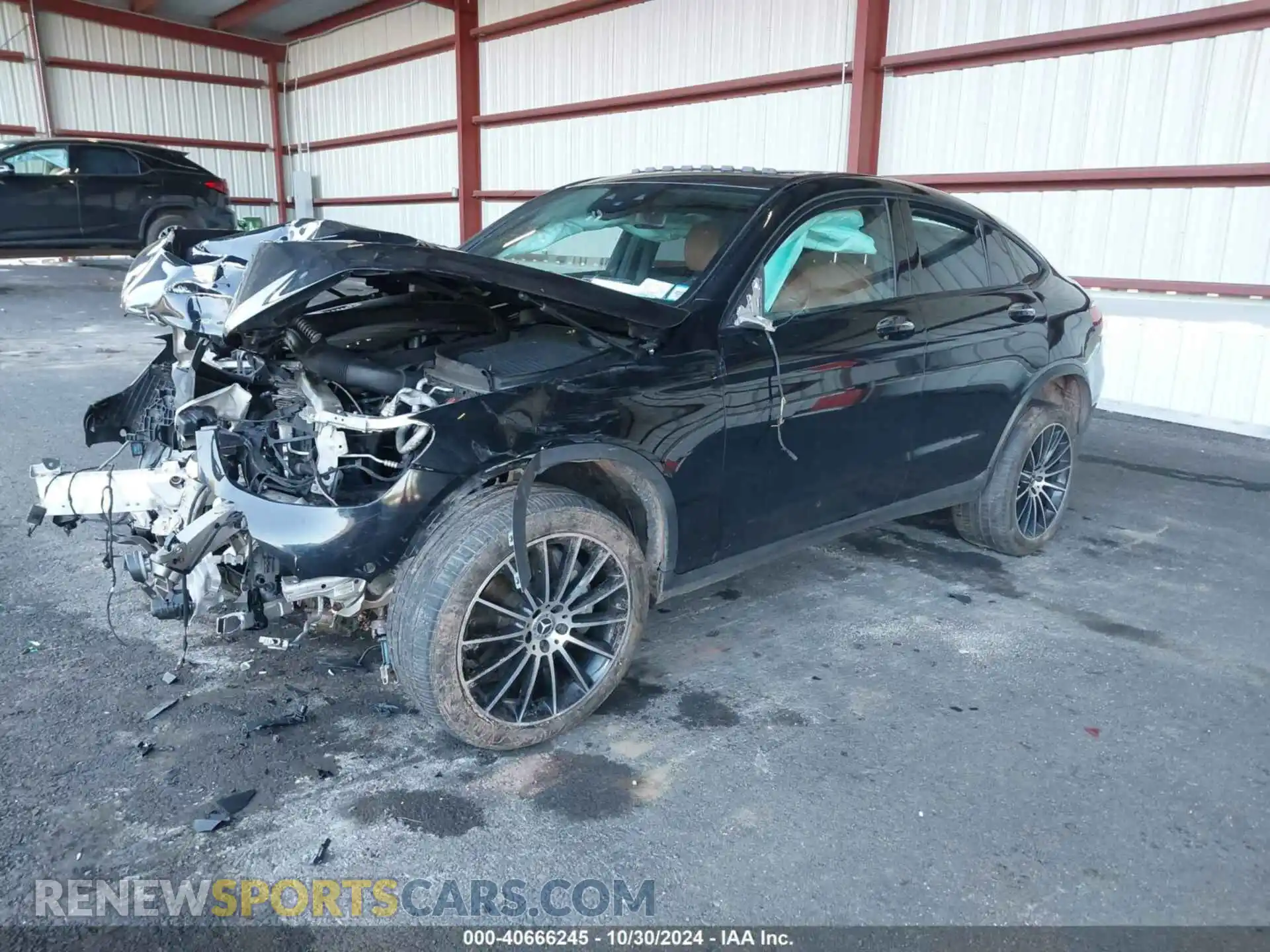 2 Фотография поврежденного автомобиля W1N0J8EB5LF862212 MERCEDES-BENZ GLC 300 COUPE 2020