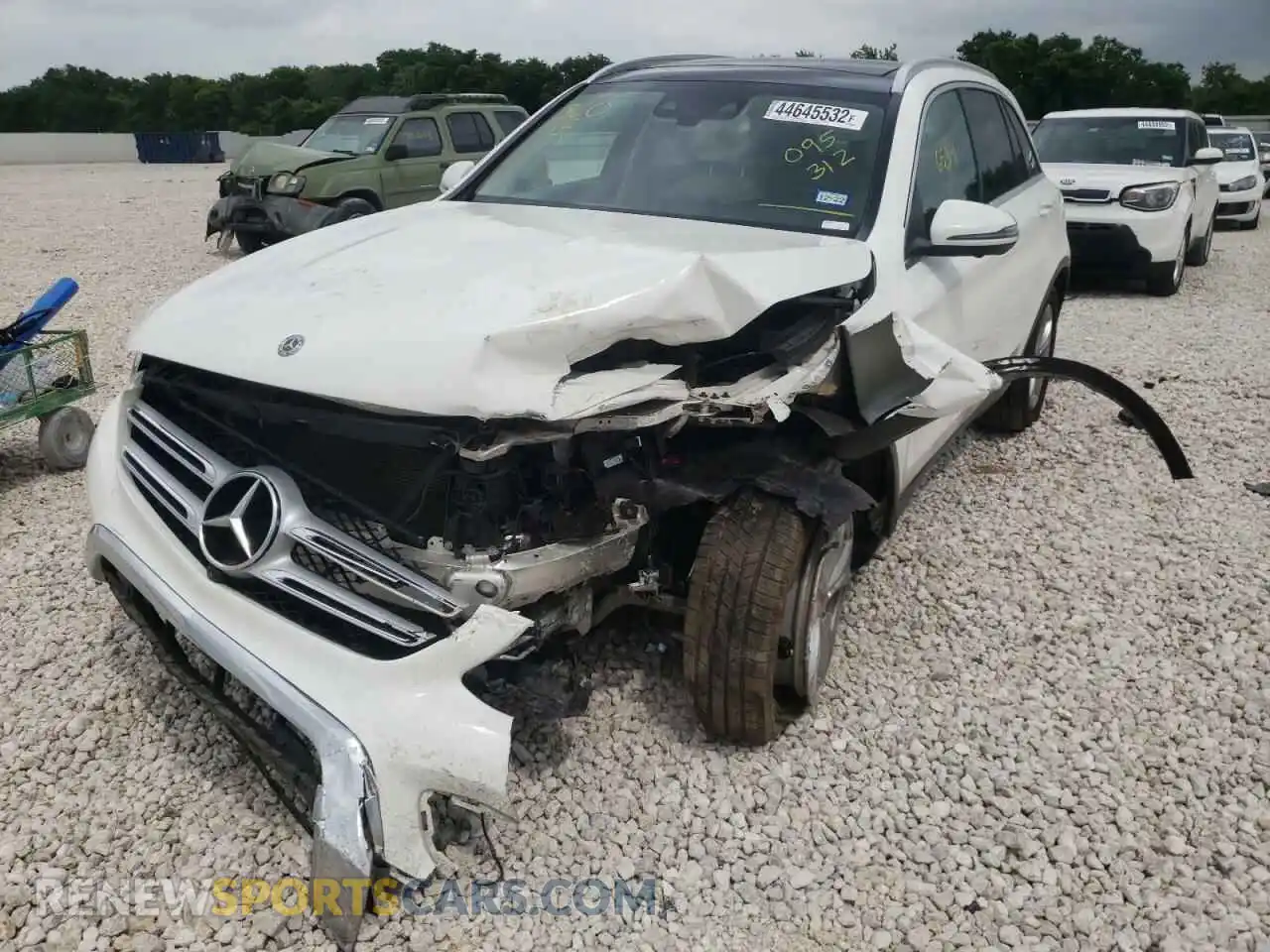 2 Photograph of a damaged car WDC0G4JB6JV095312 MERCEDES-BENZ GLC-CLASS 2018