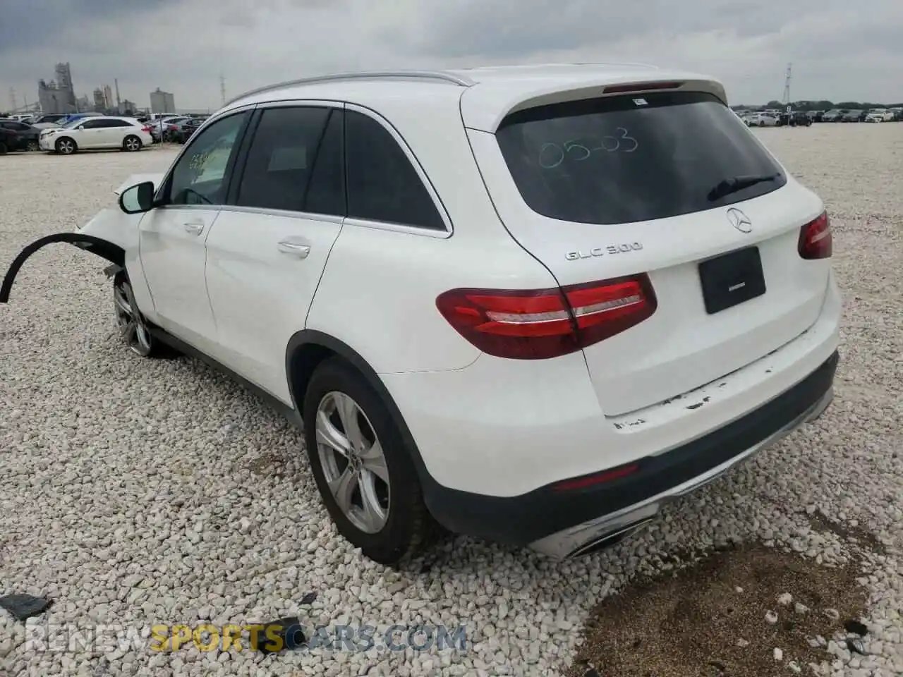 3 Photograph of a damaged car WDC0G4JB6JV095312 MERCEDES-BENZ GLC-CLASS 2018