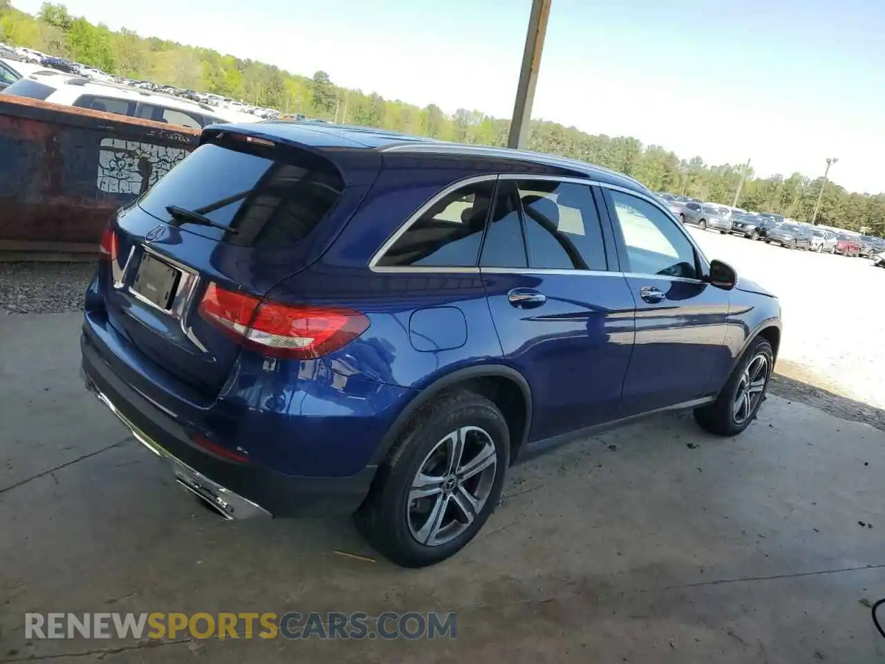 3 fotografías del automóvil dañado WDC0G4JB0KV132372 MERCEDES-BENZ GLC-CLASS 2019