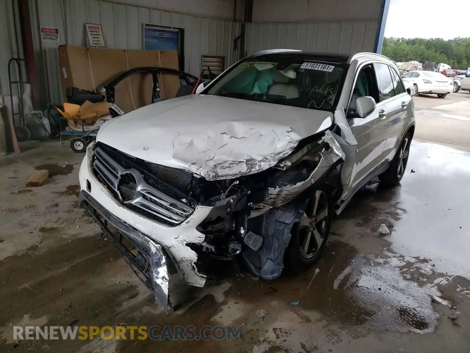 2 Photograph of a damaged car WDC0G4JB5KF609467 MERCEDES-BENZ GLC-CLASS 2019
