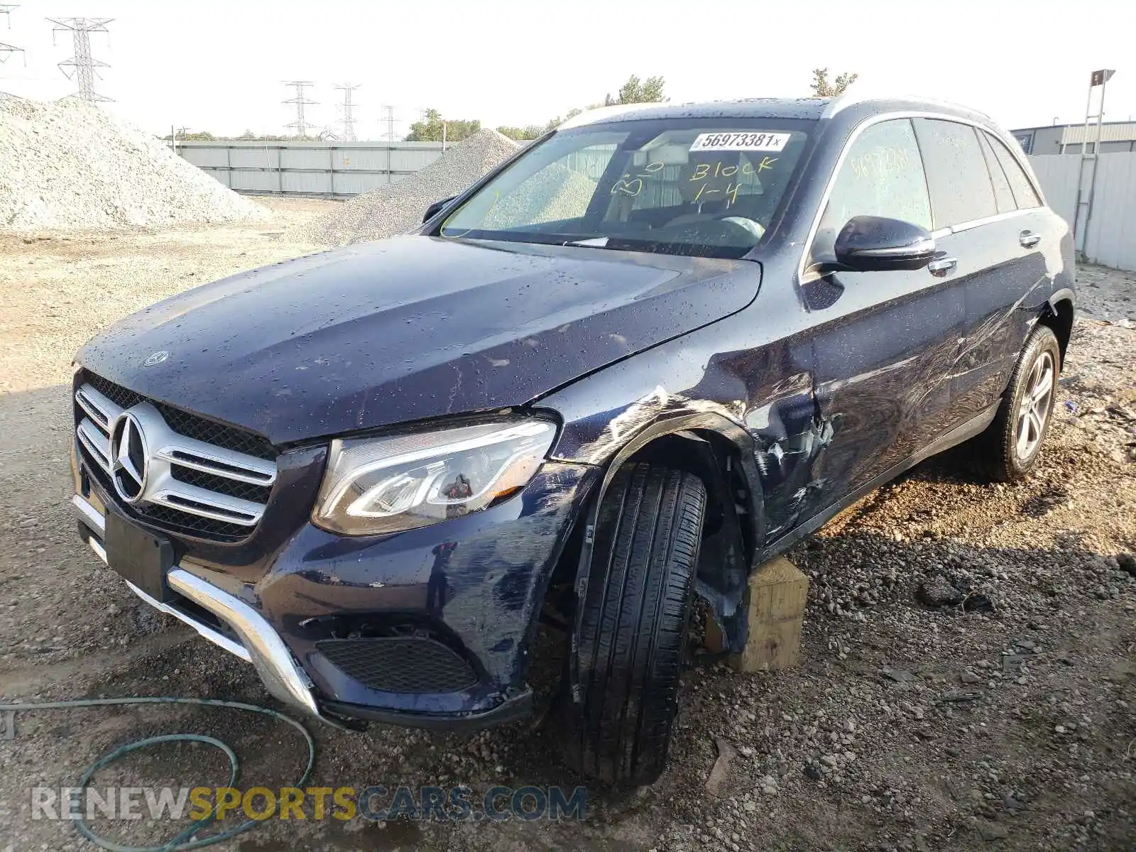 2 Photograph of a damaged car WDC0G4KB0KF655951 MERCEDES-BENZ GLC-CLASS 2019