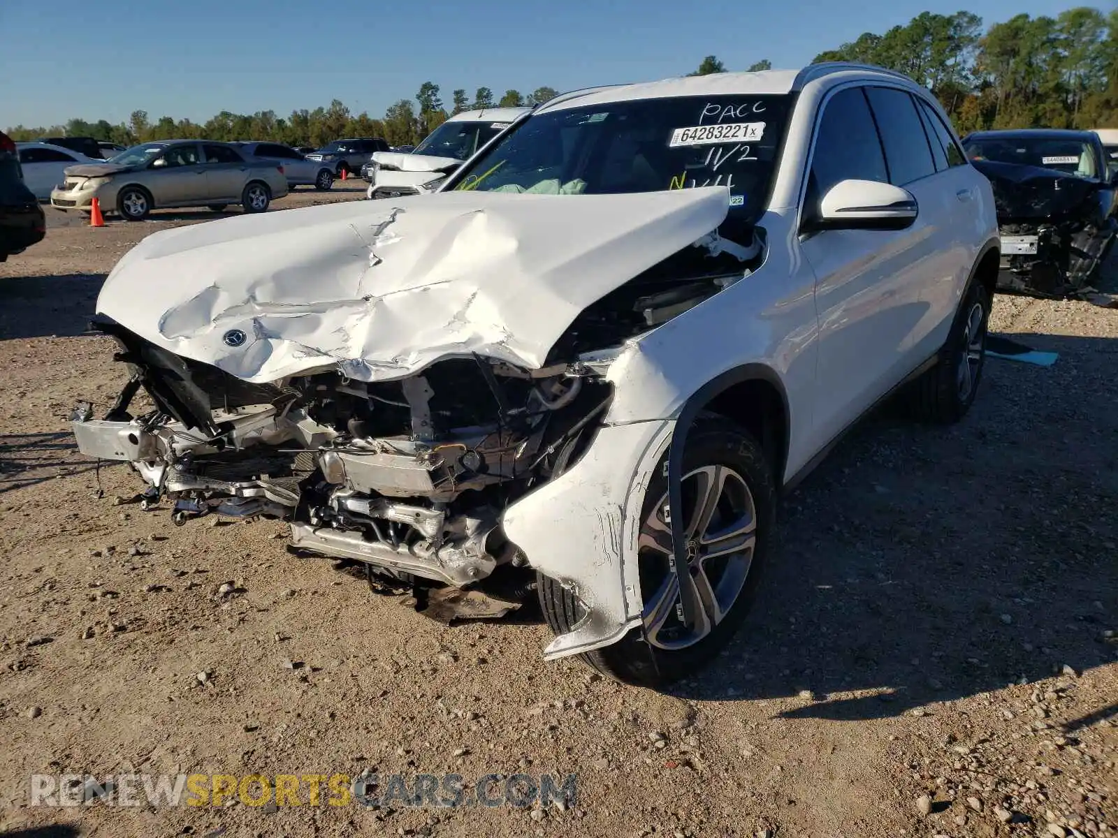 2 Фотография поврежденного автомобиля WDC0G4KB1KF584842 MERCEDES-BENZ GLC-CLASS 2019
