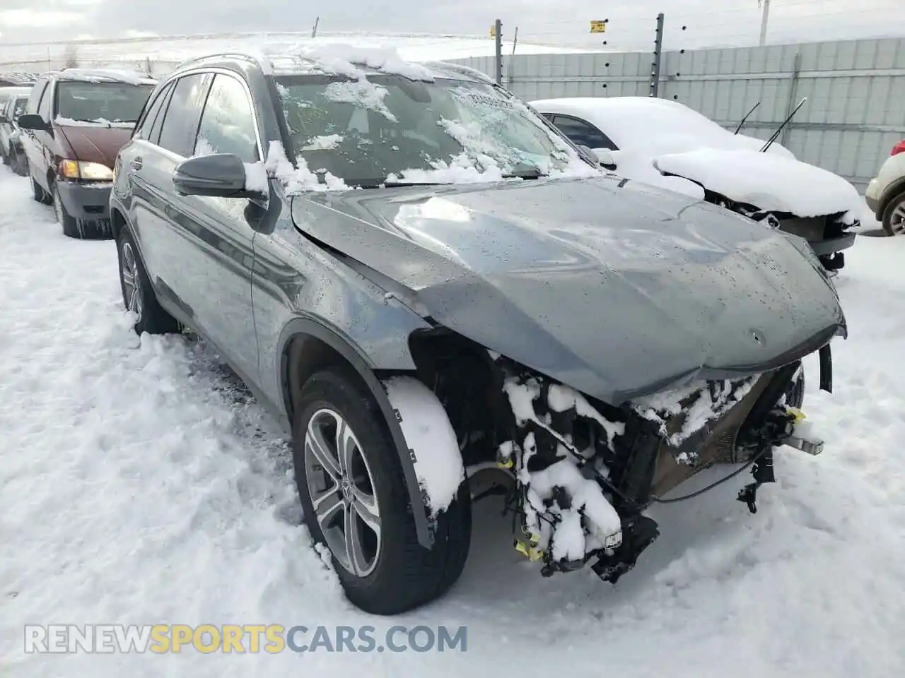 1 Photograph of a damaged car WDC0G4KB3KF636360 MERCEDES-BENZ GLC-CLASS 2019