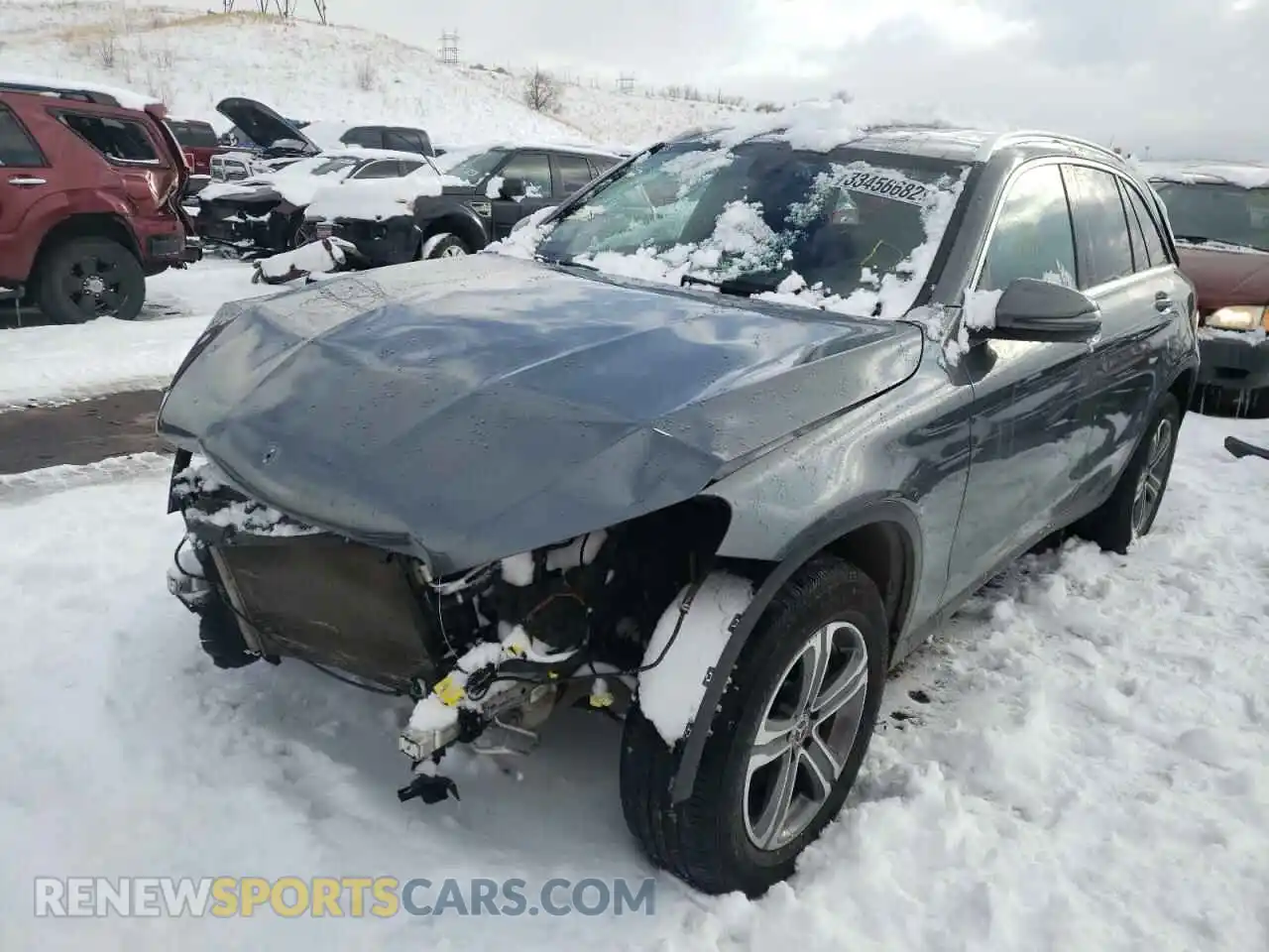 2 Photograph of a damaged car WDC0G4KB3KF636360 MERCEDES-BENZ GLC-CLASS 2019