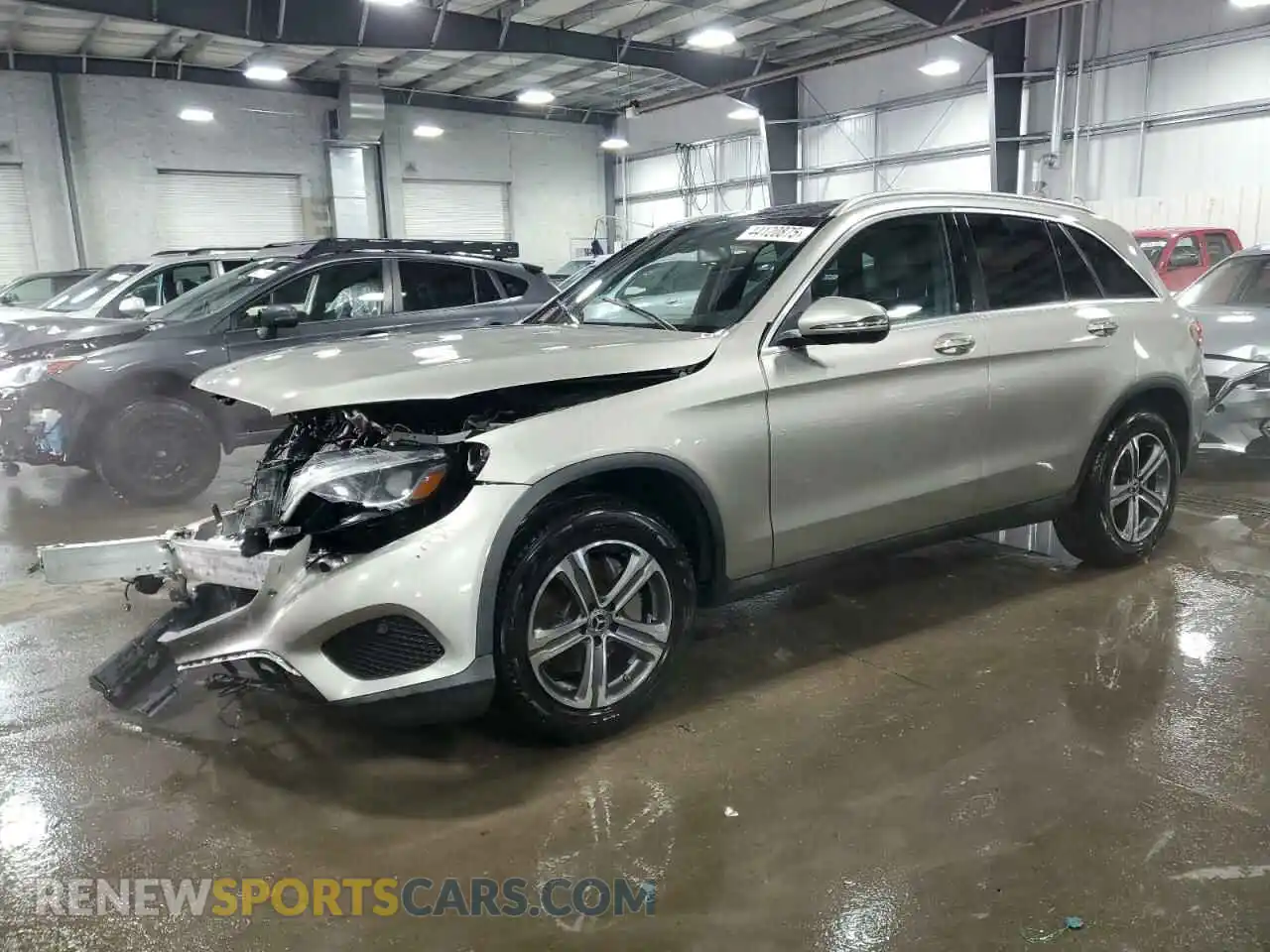 1 Photograph of a damaged car WDC0G4KB3KF639937 MERCEDES-BENZ GLC-CLASS 2019