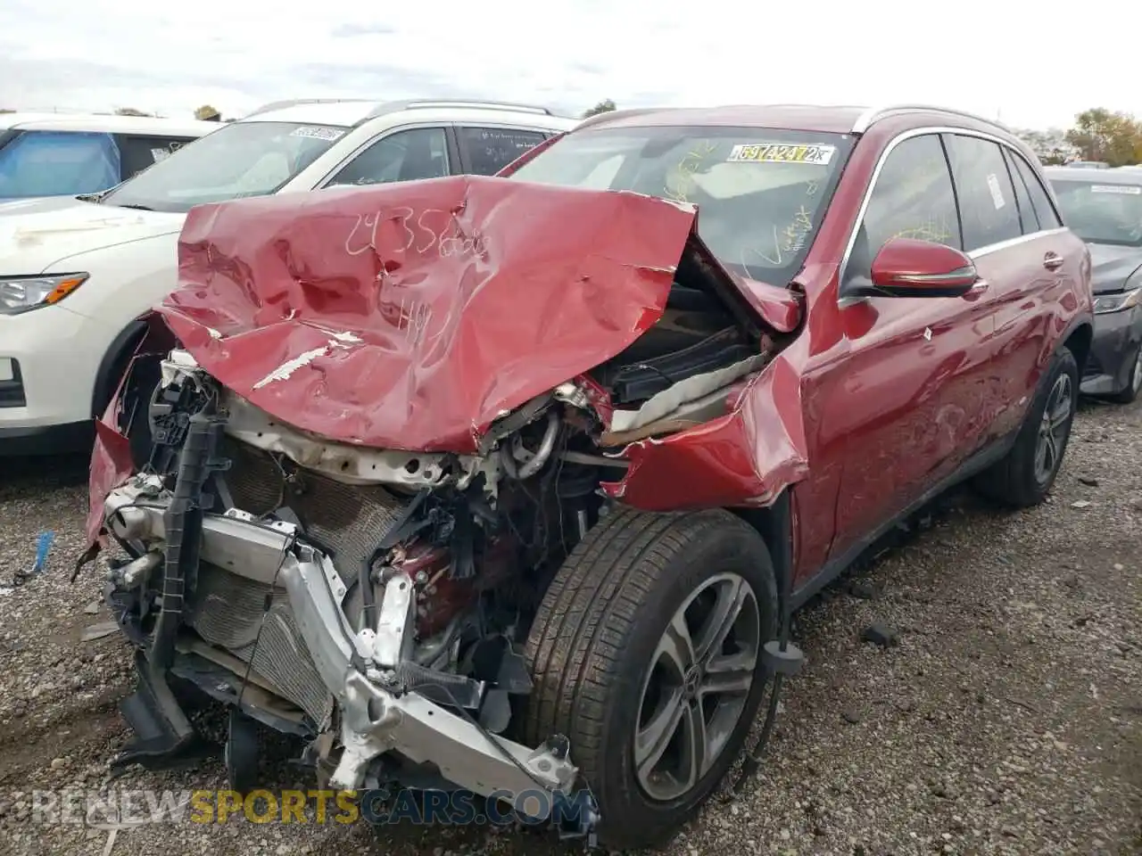 2 Photograph of a damaged car WDC0G4KB3KV162187 MERCEDES-BENZ GLC-CLASS 2019