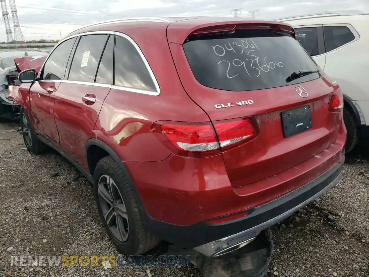 3 Photograph of a damaged car WDC0G4KB3KV162187 MERCEDES-BENZ GLC-CLASS 2019
