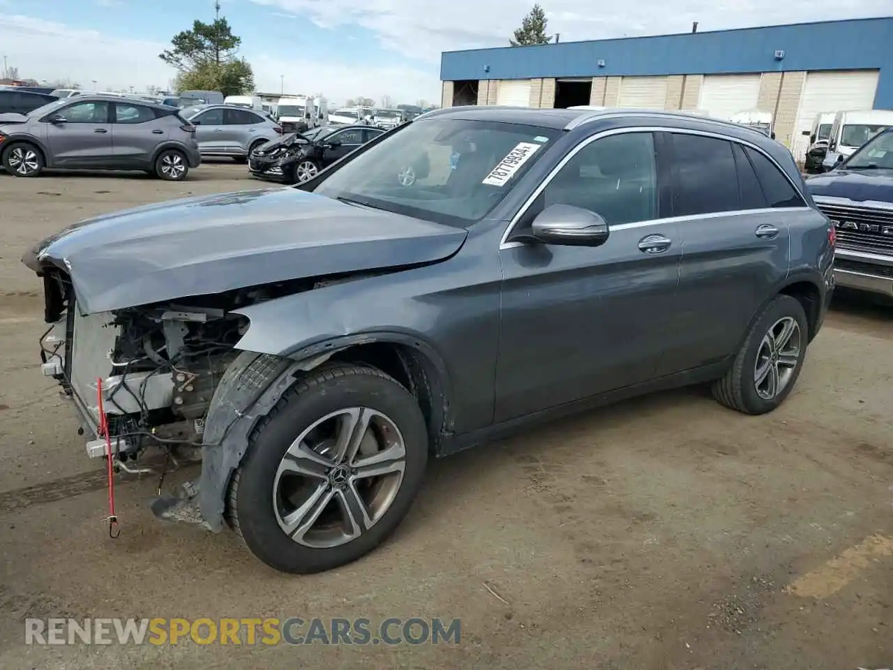 1 Photograph of a damaged car WDC0G4KB4KF576993 MERCEDES-BENZ GLC-CLASS 2019