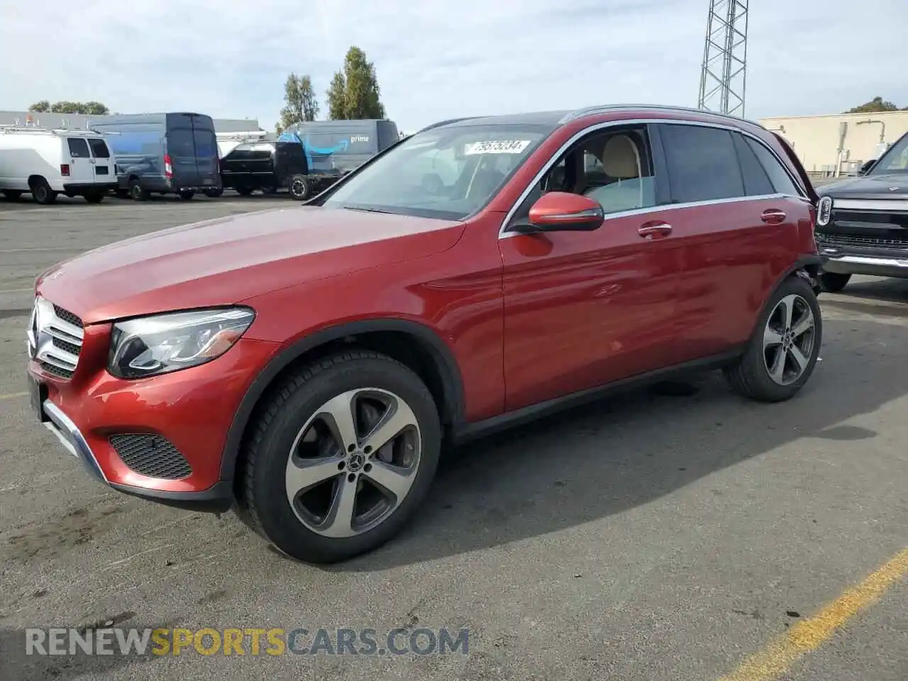 1 Photograph of a damaged car WDC0G4KB4KF621690 MERCEDES-BENZ GLC-CLASS 2019